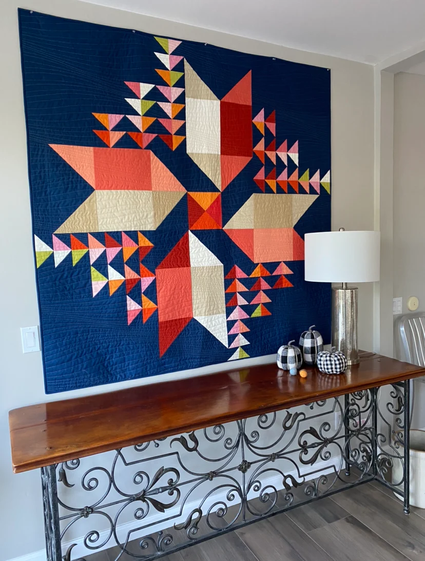 A QUILT KIT of WIND DRIFTER - Image 4
