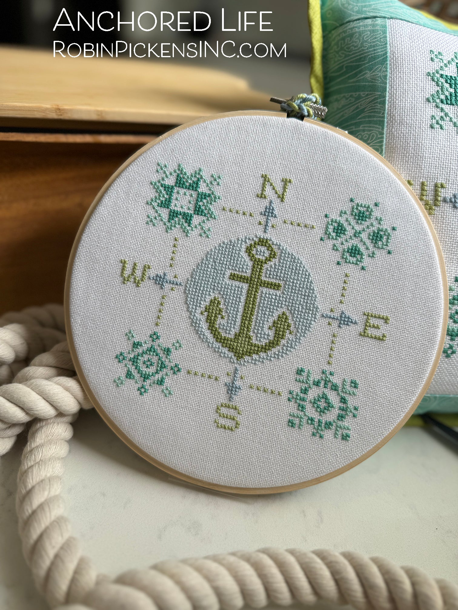 Anchored Life, printed pattern - Image 6