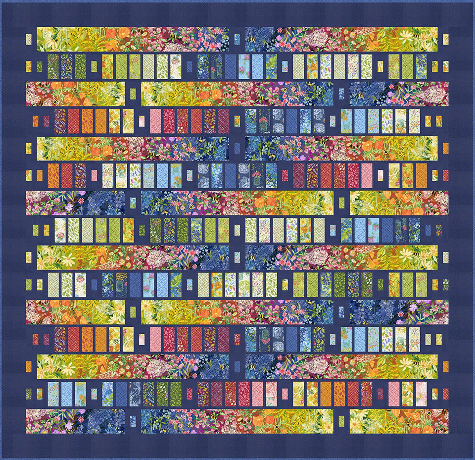 BAR HOP Quilt Pattern PDF (digital download) by Robin Pickens in Lap, Queen sizes - Image 10