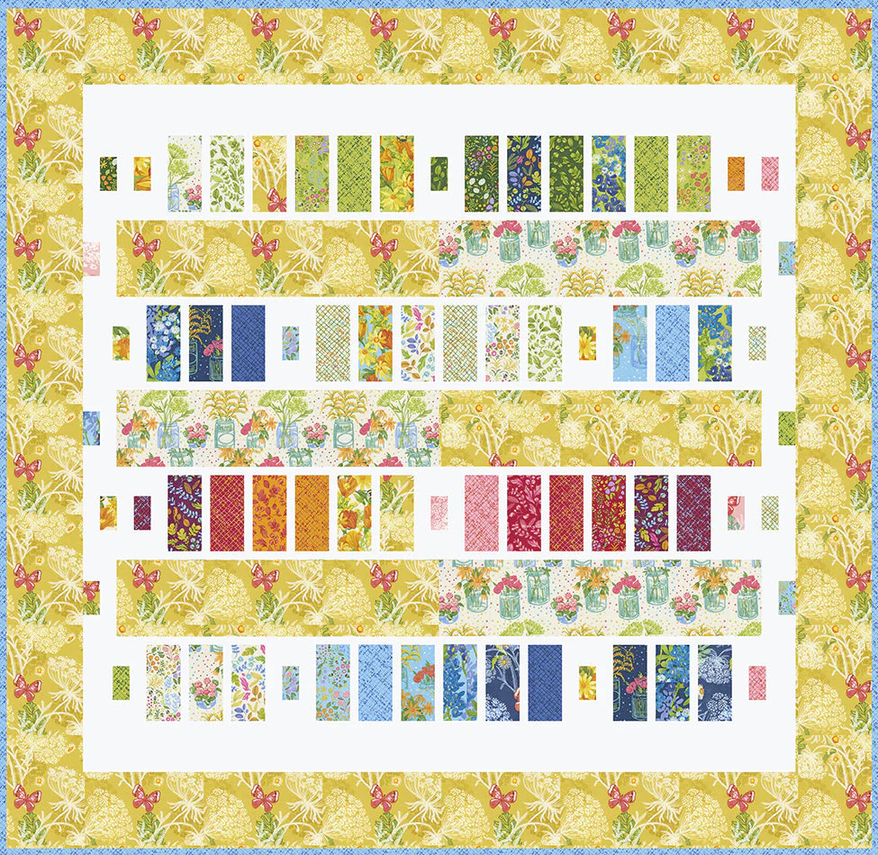 BAR HOP Quilt Pattern PDF (digital download) by Robin Pickens in Lap, Queen sizes - Image 4