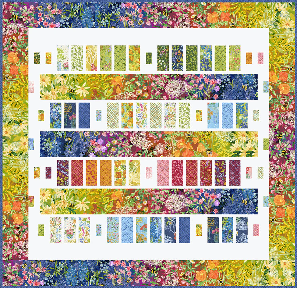 BAR HOP Quilt Pattern PDF (digital download) by Robin Pickens in Lap, Queen sizes - Image 6