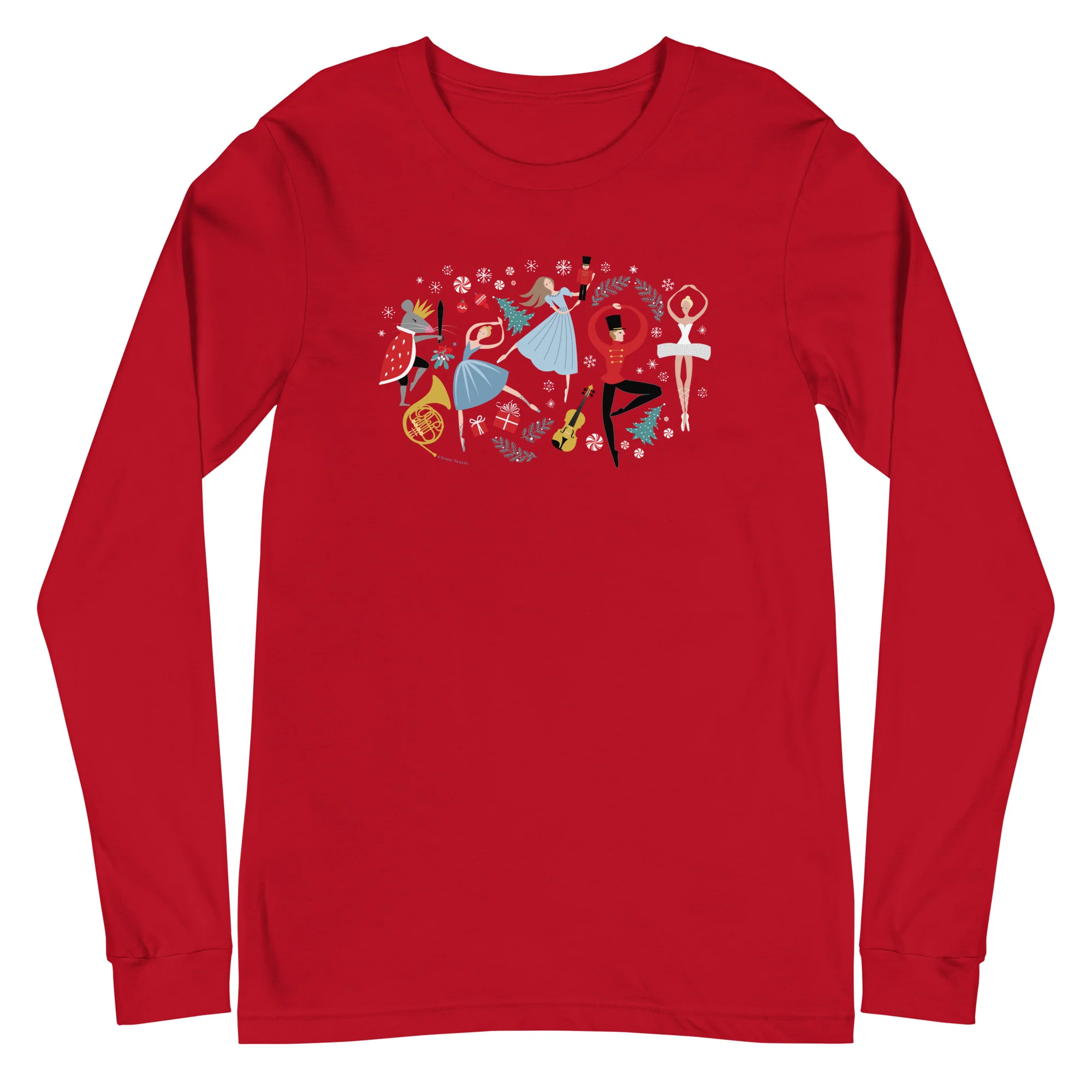 Clara's Nutcracker Ballet Unisex Long Sleeve Tee - Image 4