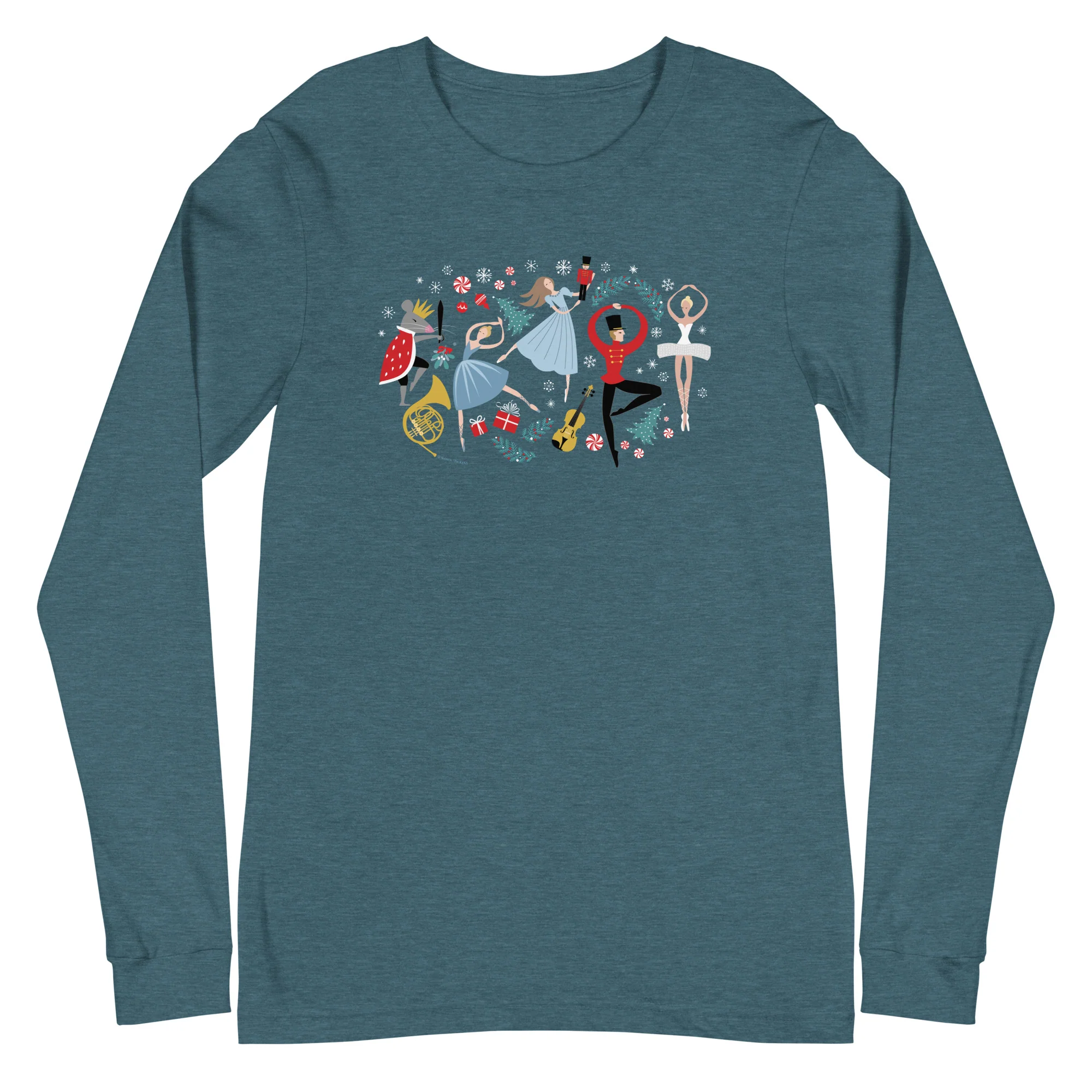 Clara's Nutcracker Ballet Unisex Long Sleeve Tee - Image 7