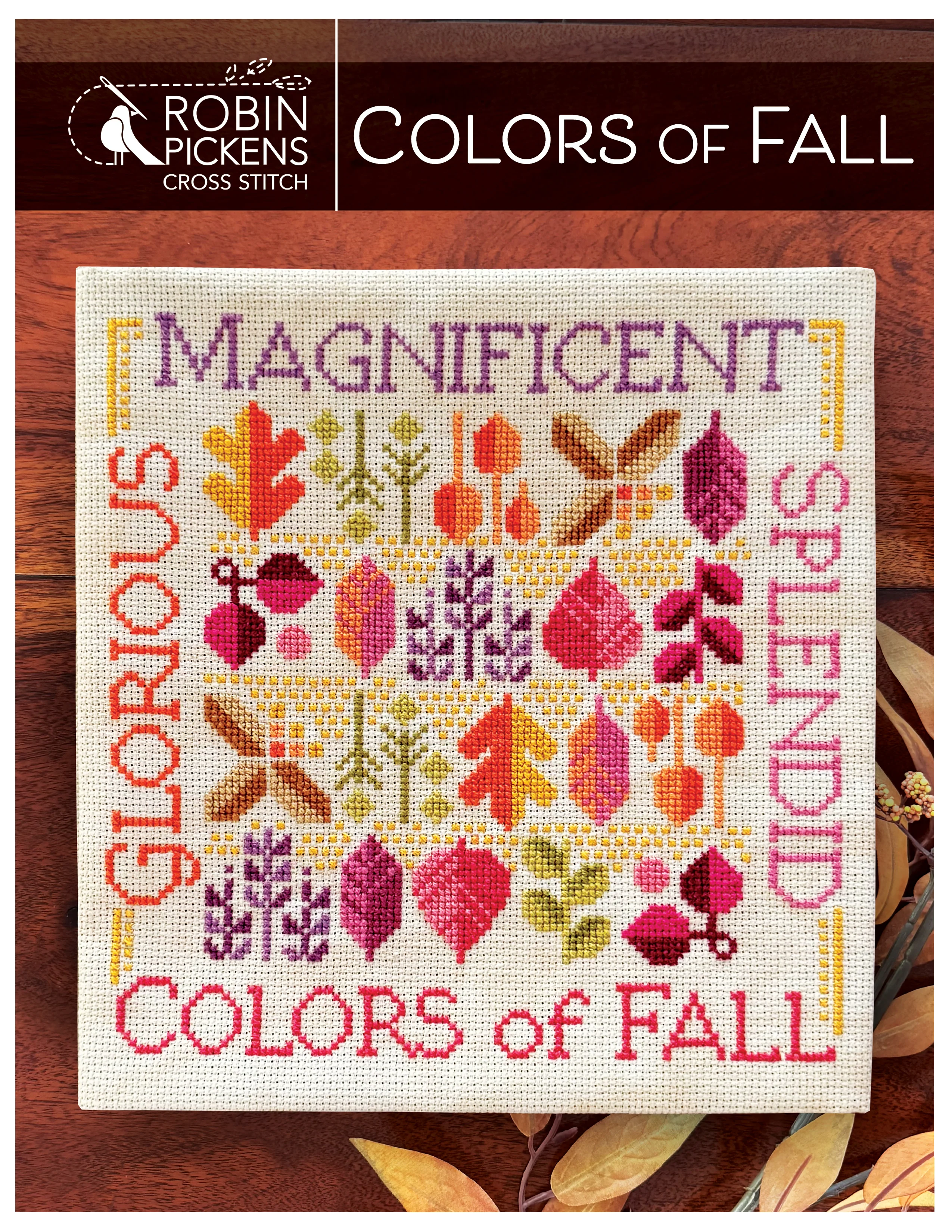 Colors of Fall Cross Stitch PDF Pattern
