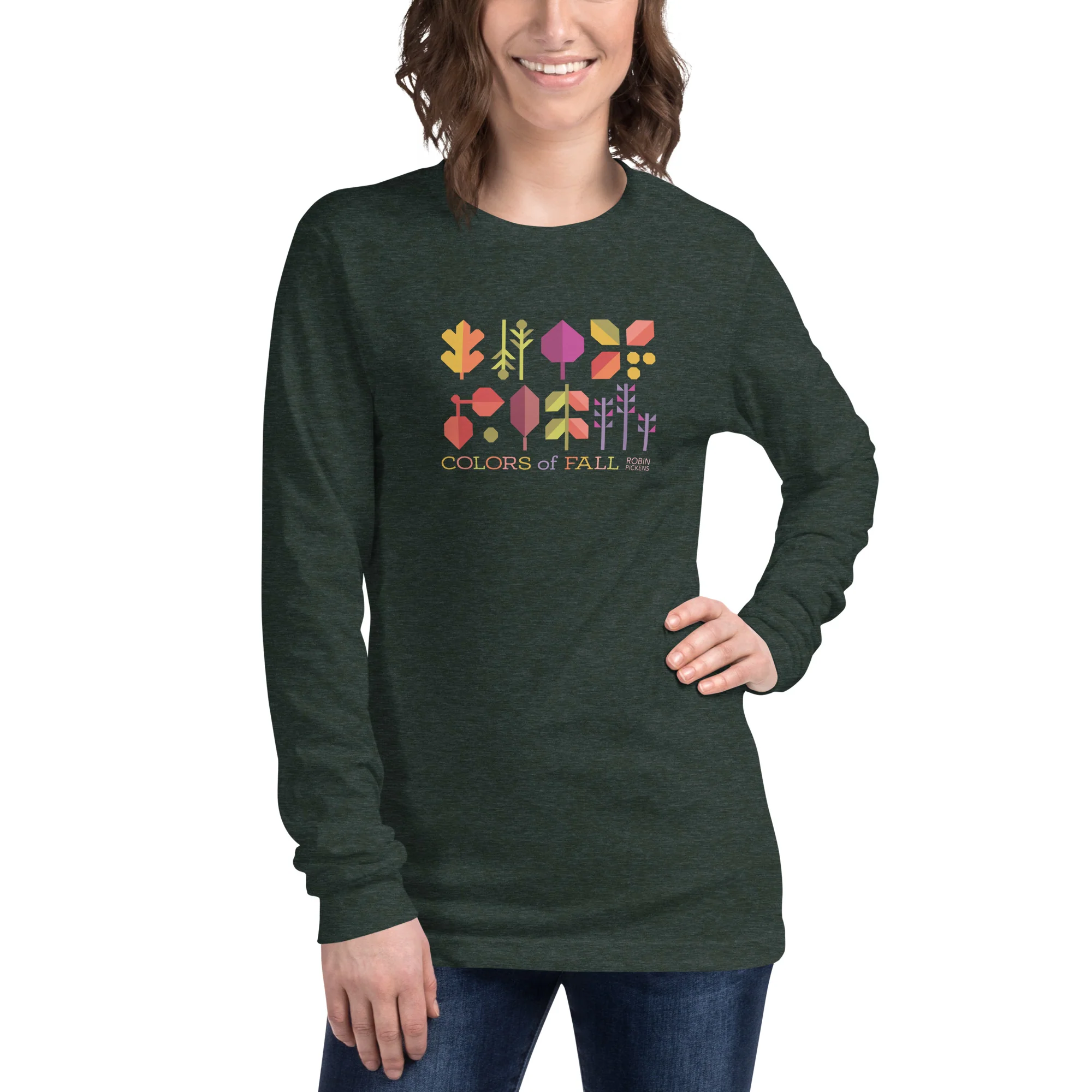 Colors of Fall Unisex Long Sleeve Tee - Image 10