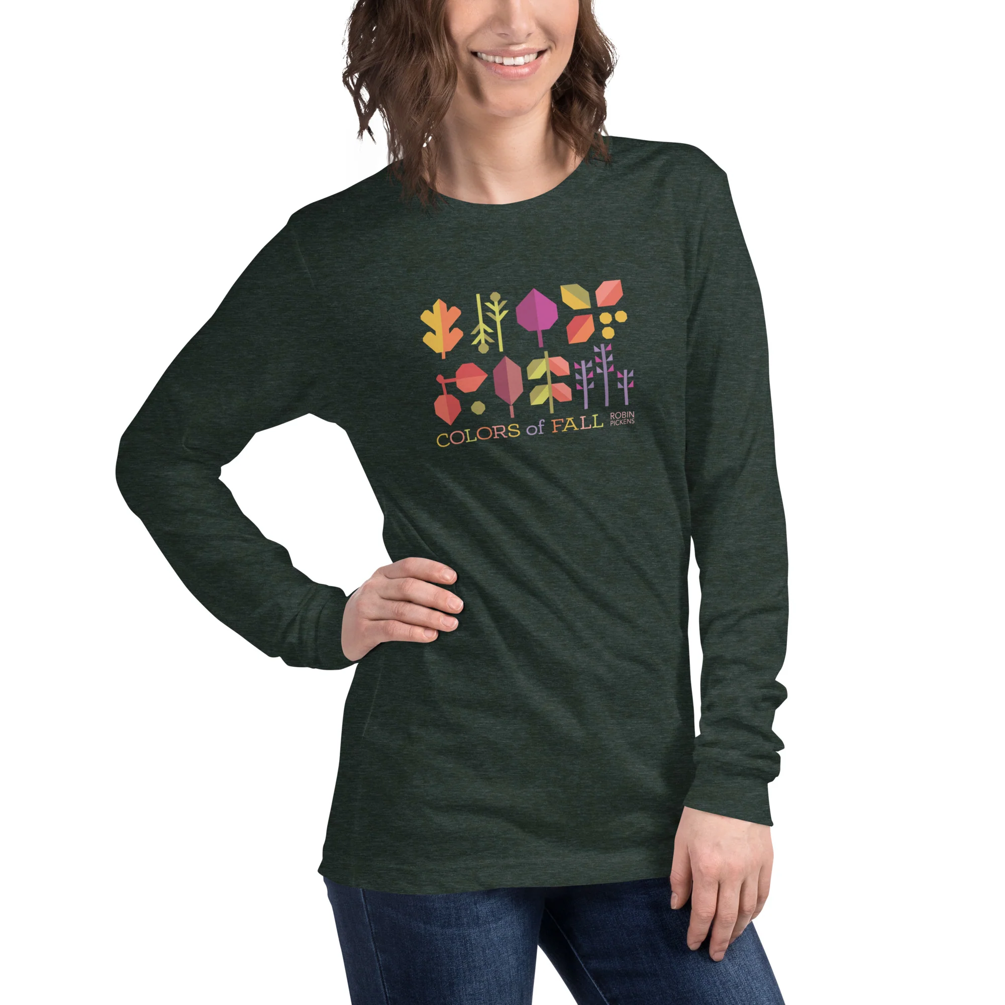 Colors of Fall Unisex Long Sleeve Tee - Image 12