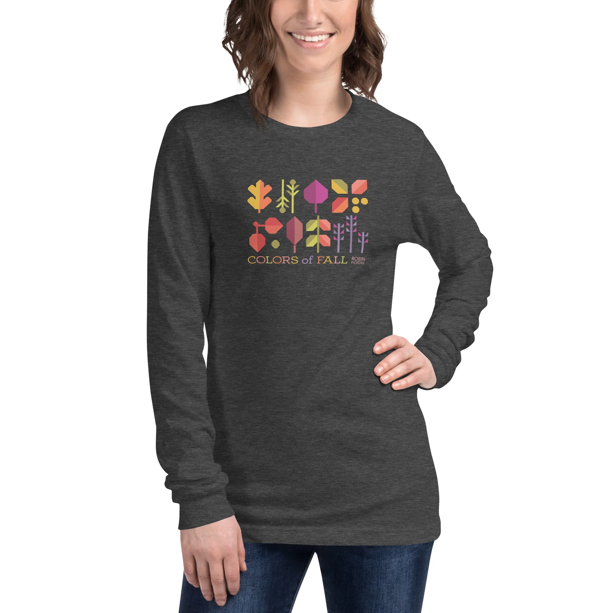 Colors of Fall Unisex Long Sleeve Tee - Image 13