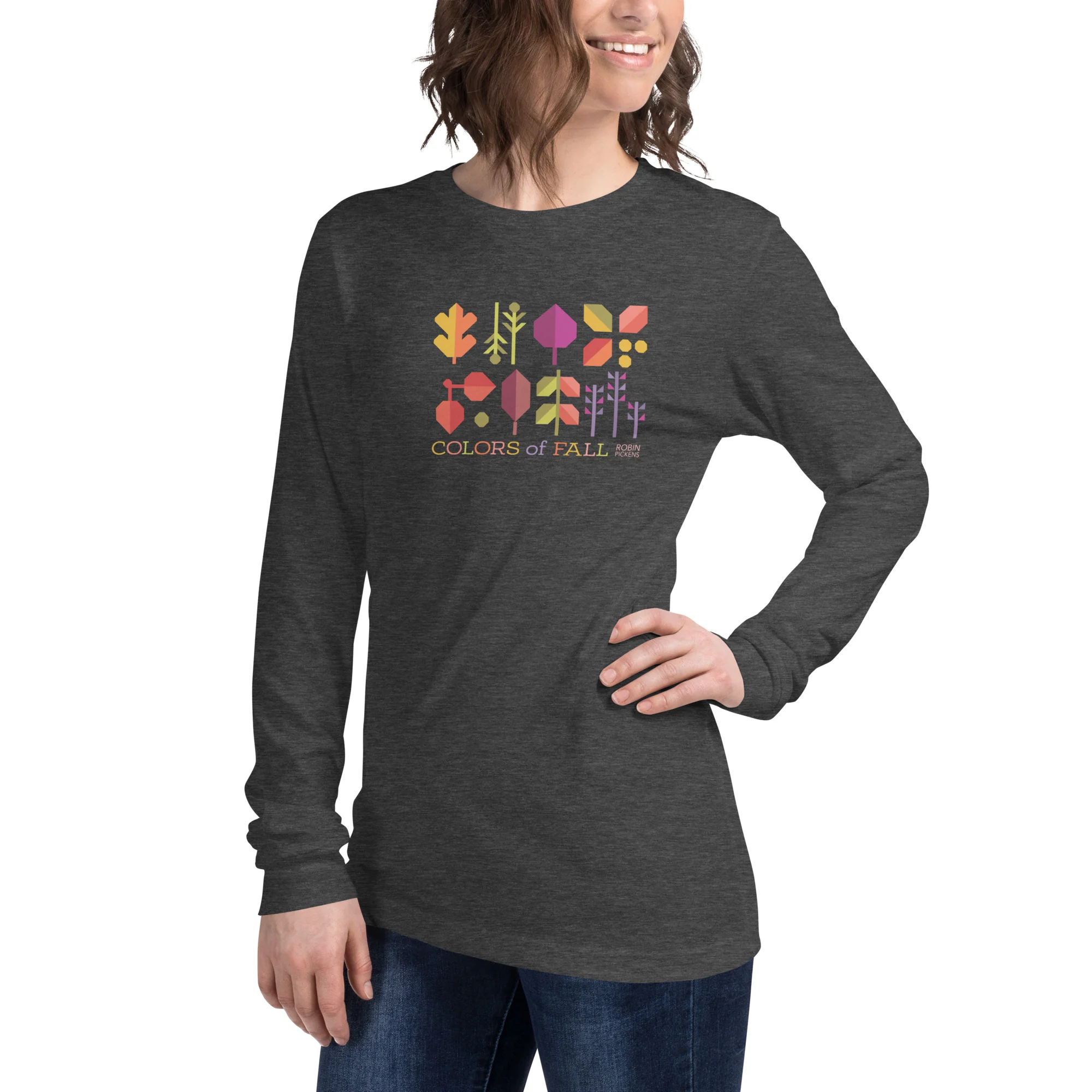 Colors of Fall Unisex Long Sleeve Tee - Image 14