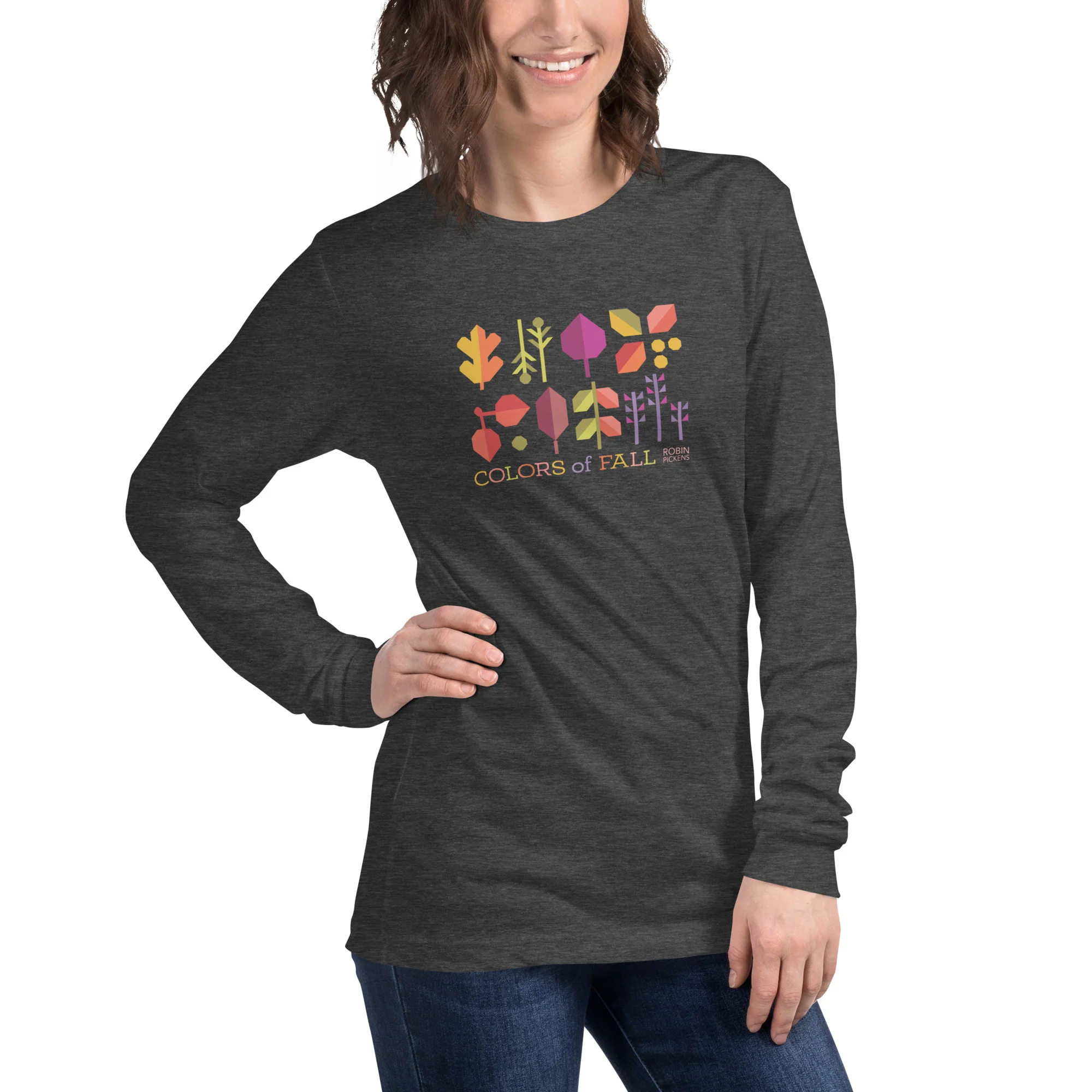 Colors of Fall Unisex Long Sleeve Tee - Image 15