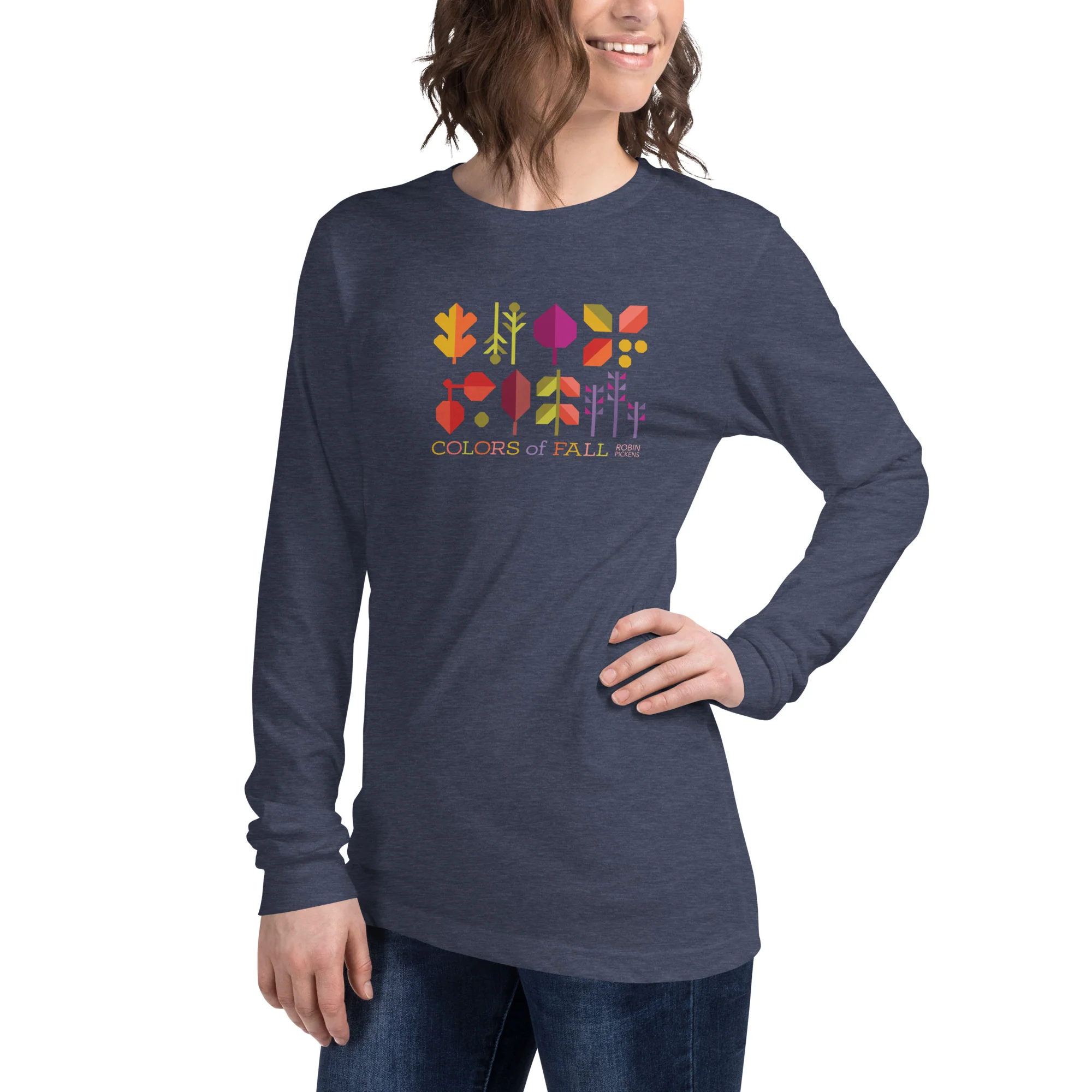 Colors of Fall Unisex Long Sleeve Tee - Image 17