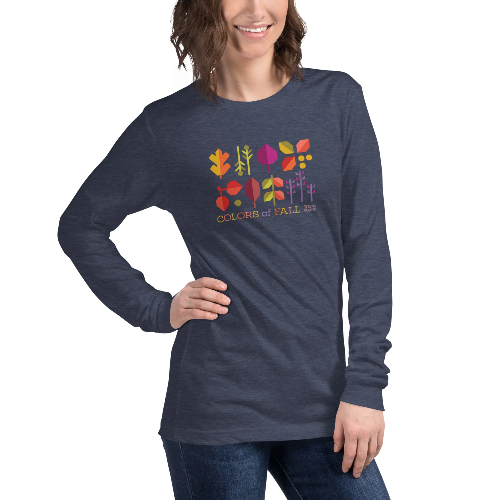 Colors of Fall Unisex Long Sleeve Tee - Image 18