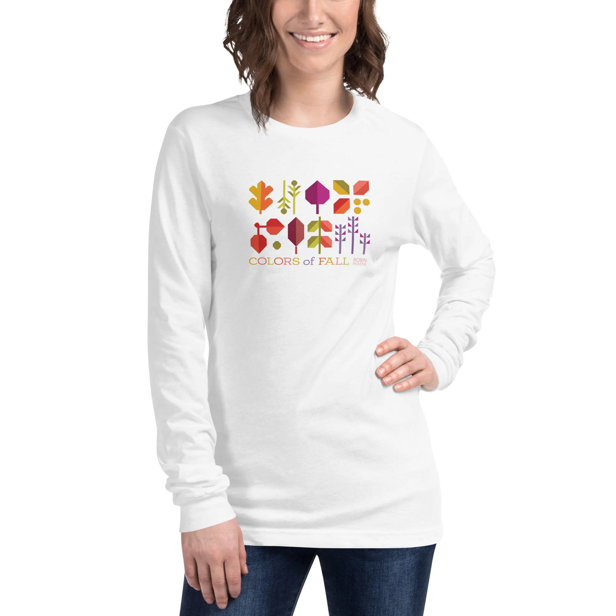 Colors of Fall Unisex Long Sleeve Tee - Image 19