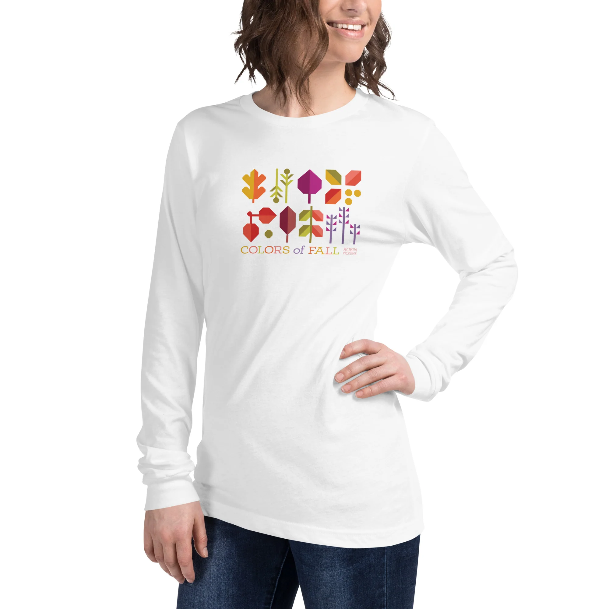 Colors of Fall Unisex Long Sleeve Tee - Image 20