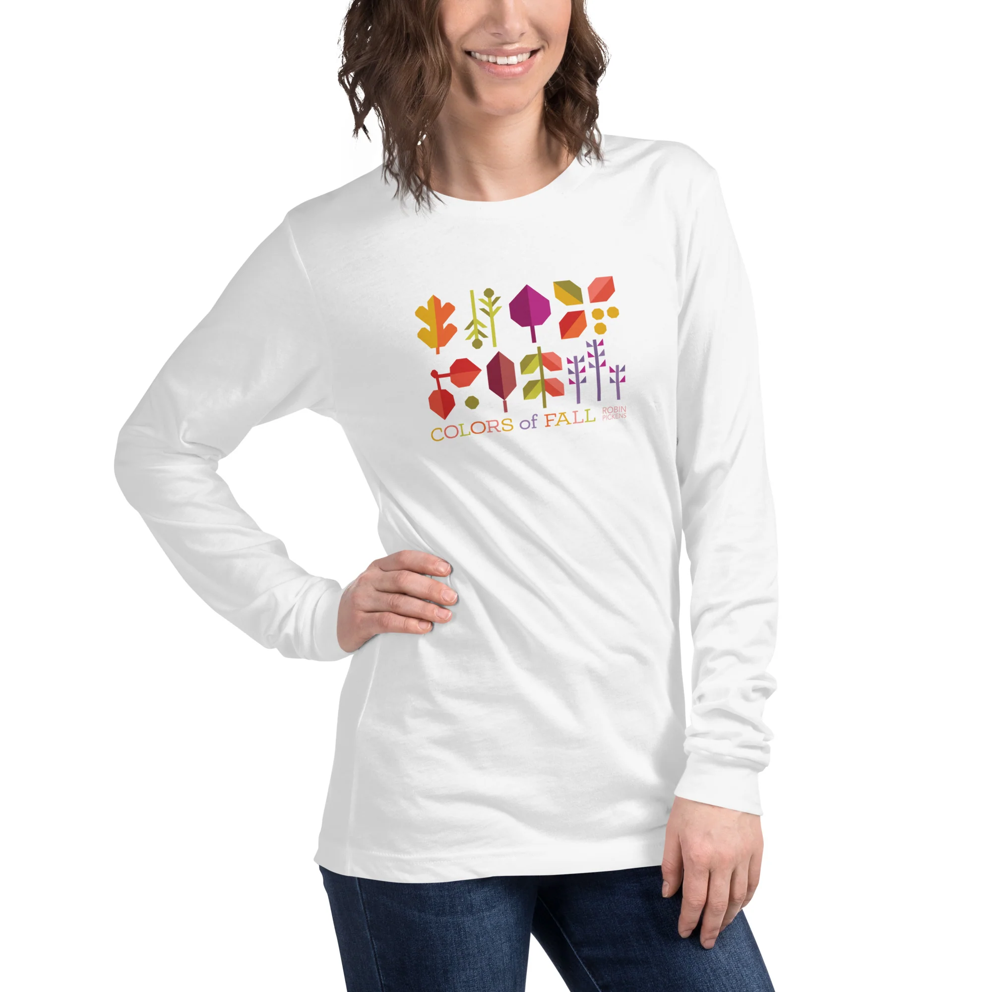 Colors of Fall Unisex Long Sleeve Tee - Image 21