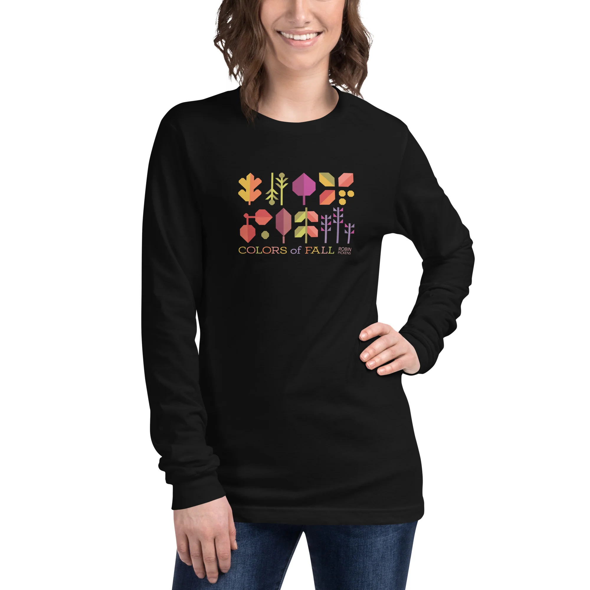 Colors of Fall Unisex Long Sleeve Tee - Image 4