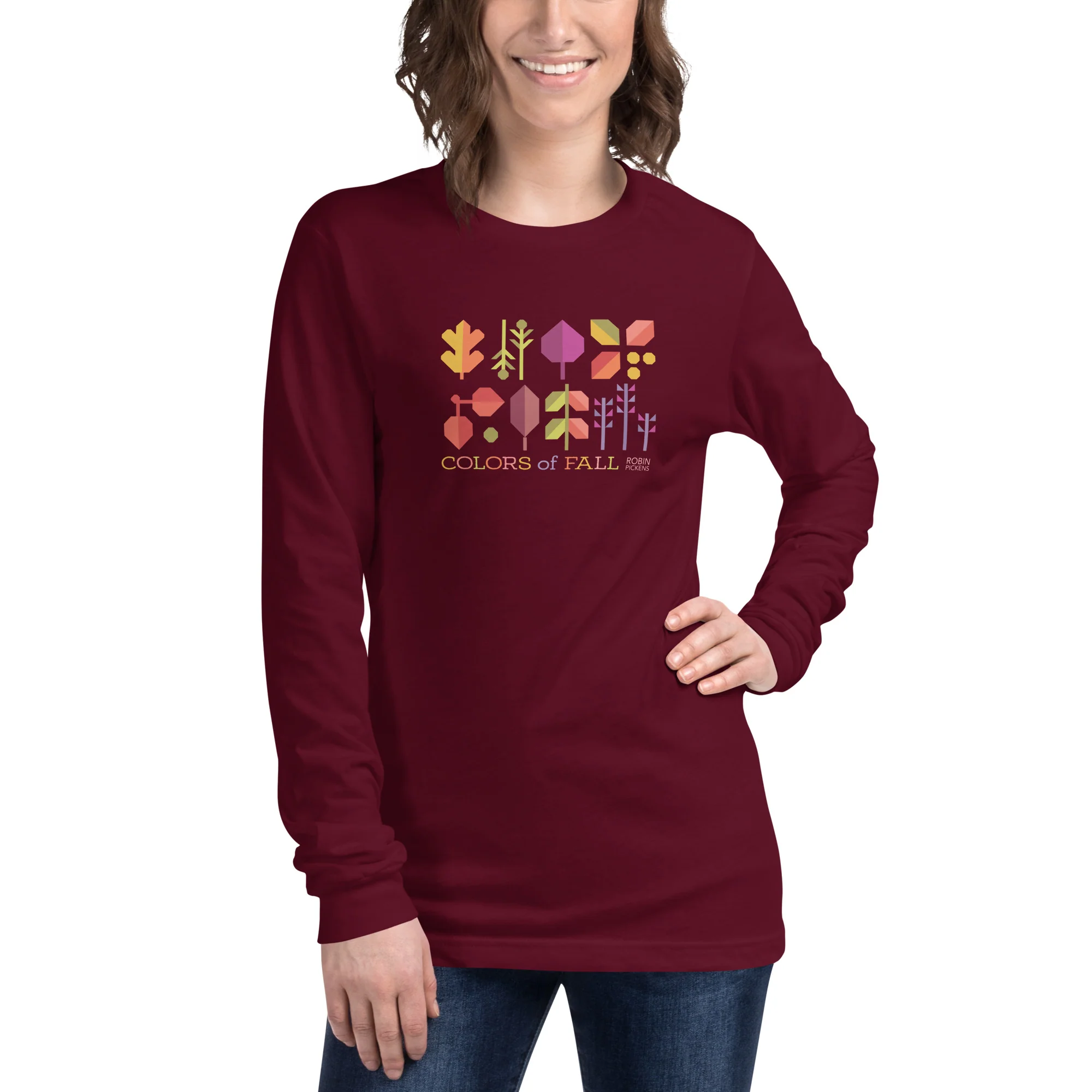 Colors of Fall Unisex Long Sleeve Tee - Image 7