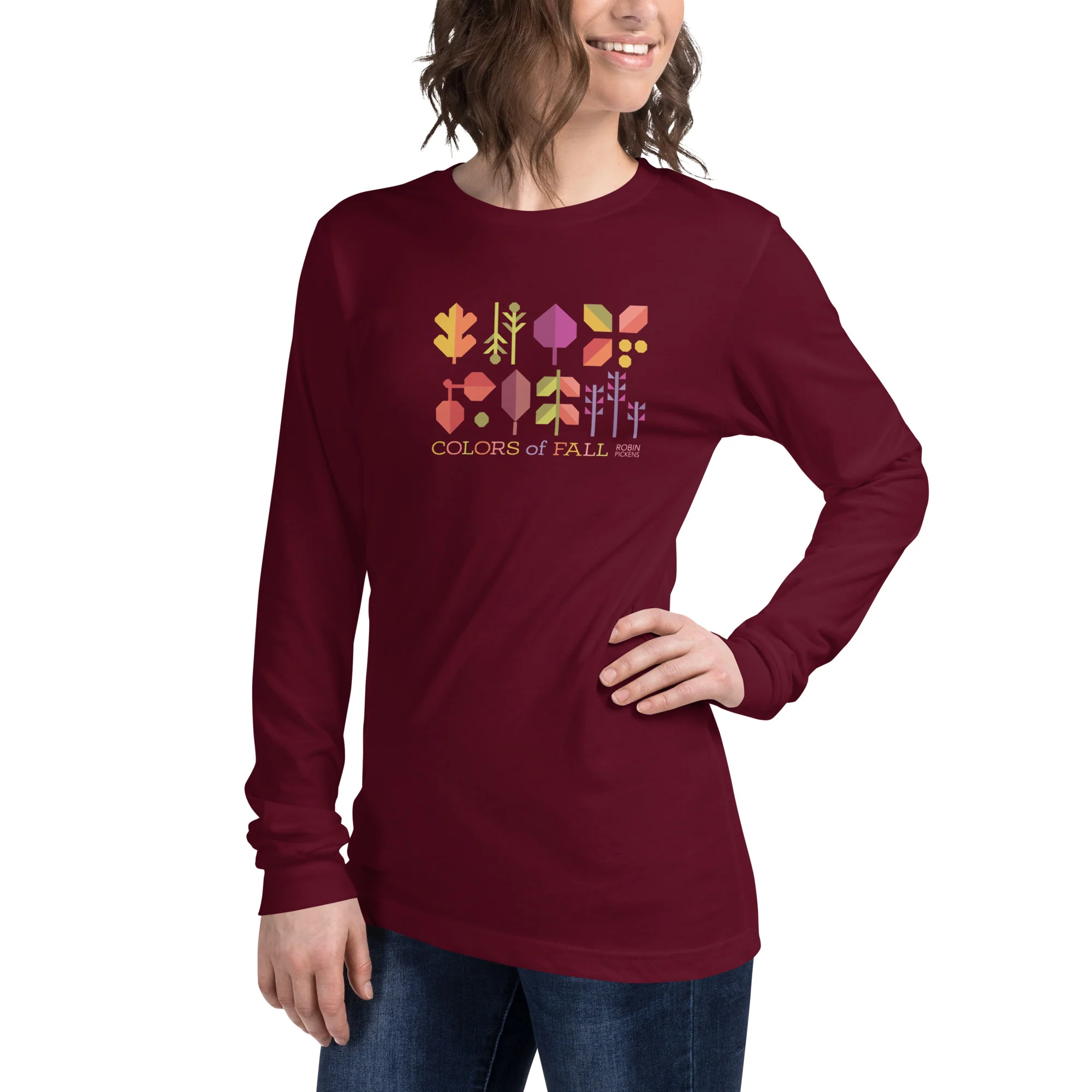 Colors of Fall Unisex Long Sleeve Tee - Image 8