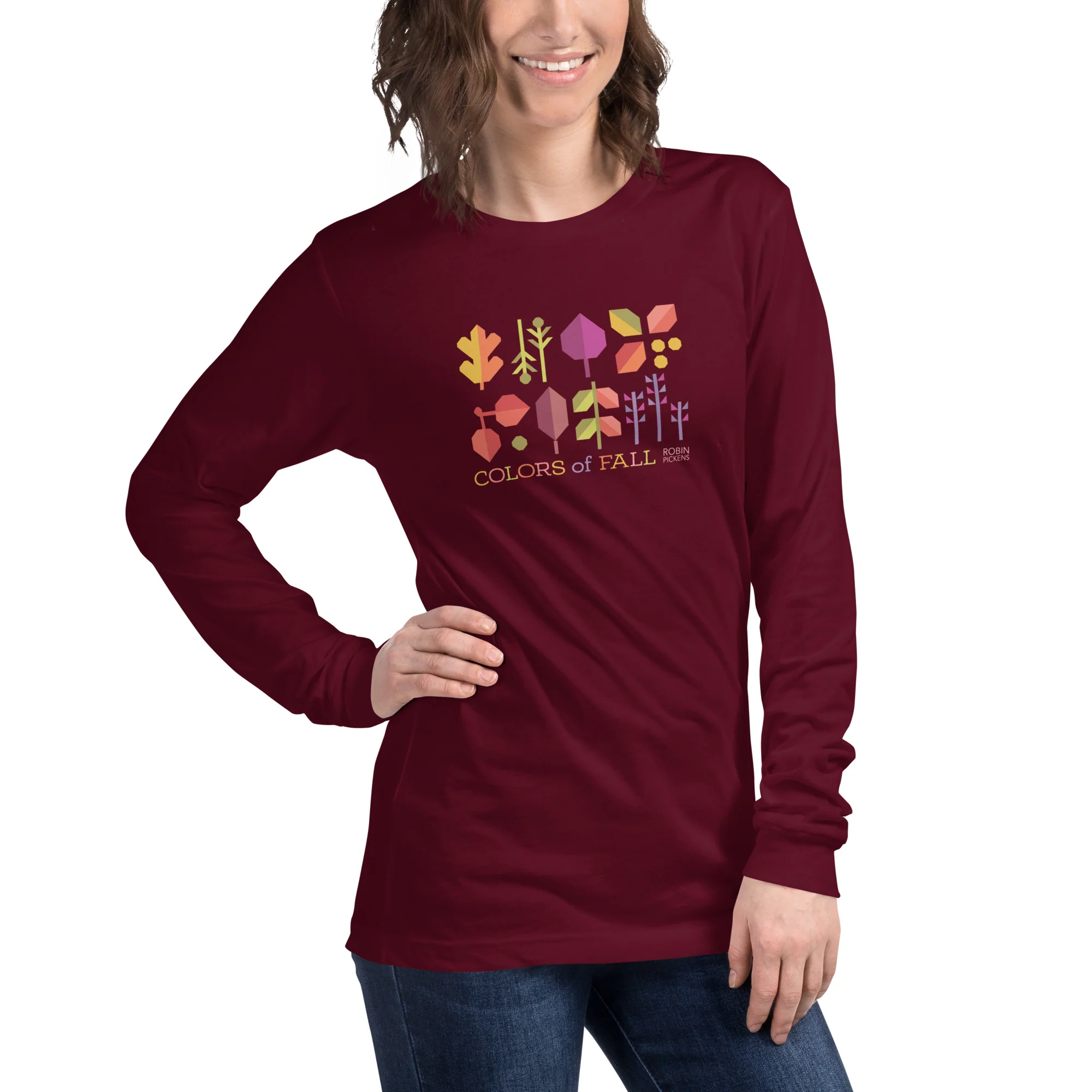 Colors of Fall Unisex Long Sleeve Tee - Image 9