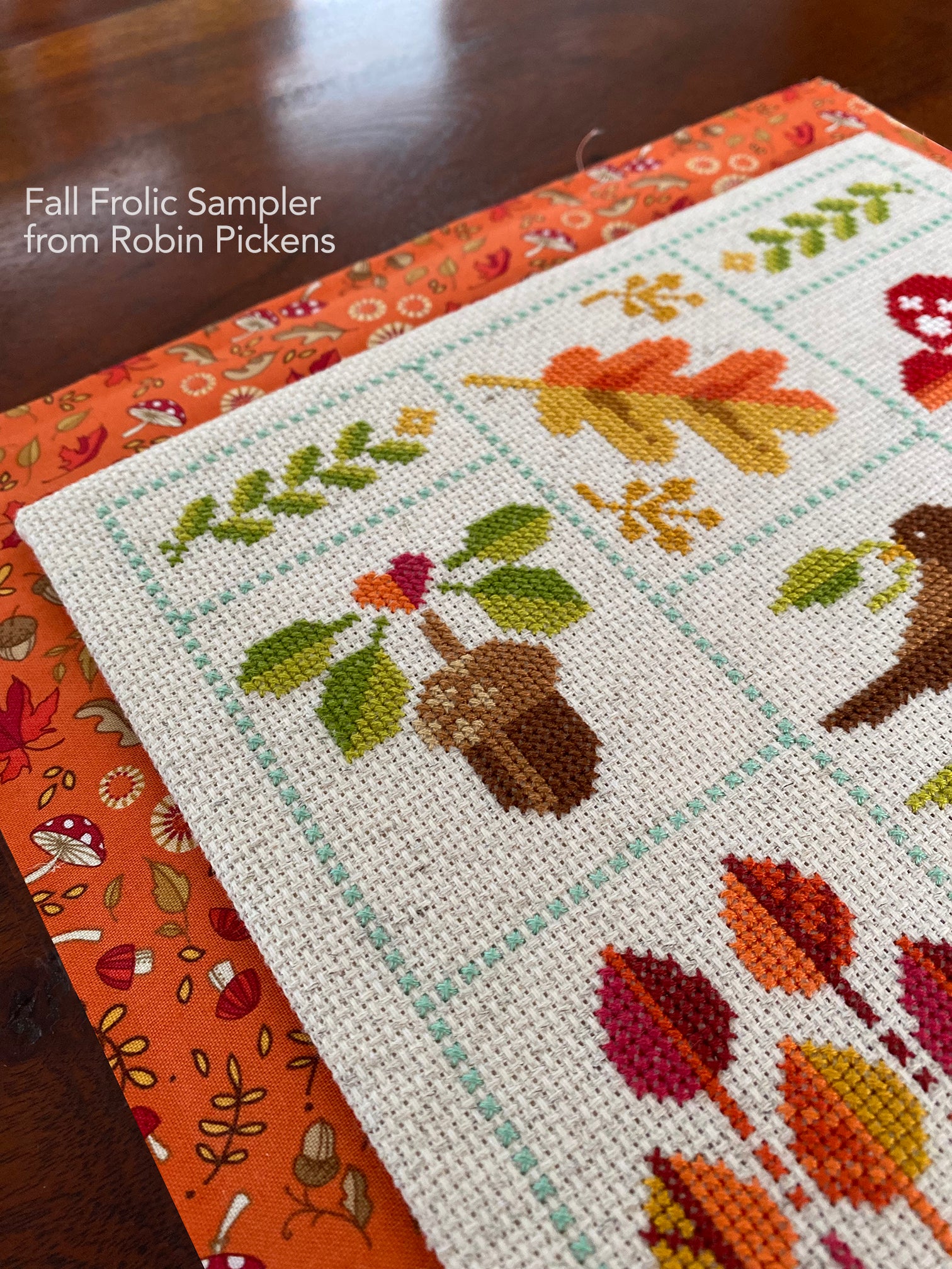 FALL FROLIC SAMPLER Cross Stitch Pattern PDF - Image 4