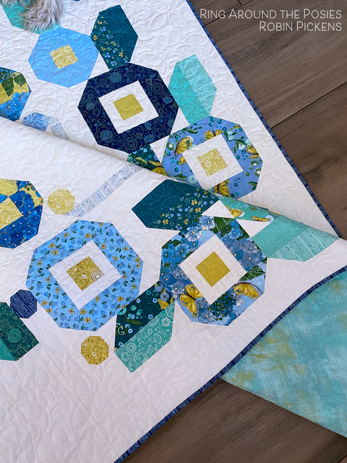 RING AROUND THE POSIES Quilt Pattern, PRINTED booklet - Image 10
