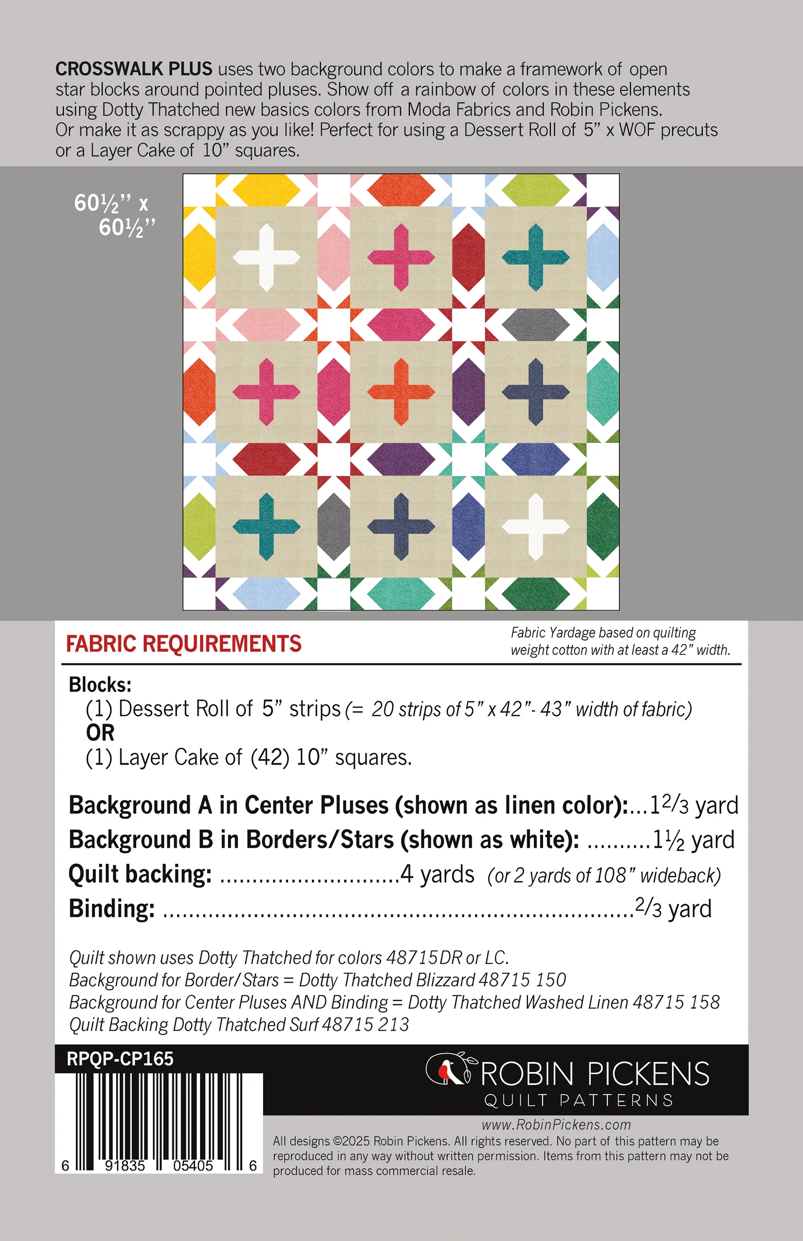 Crosswalk Plus digital PDF pattern - Image 2
