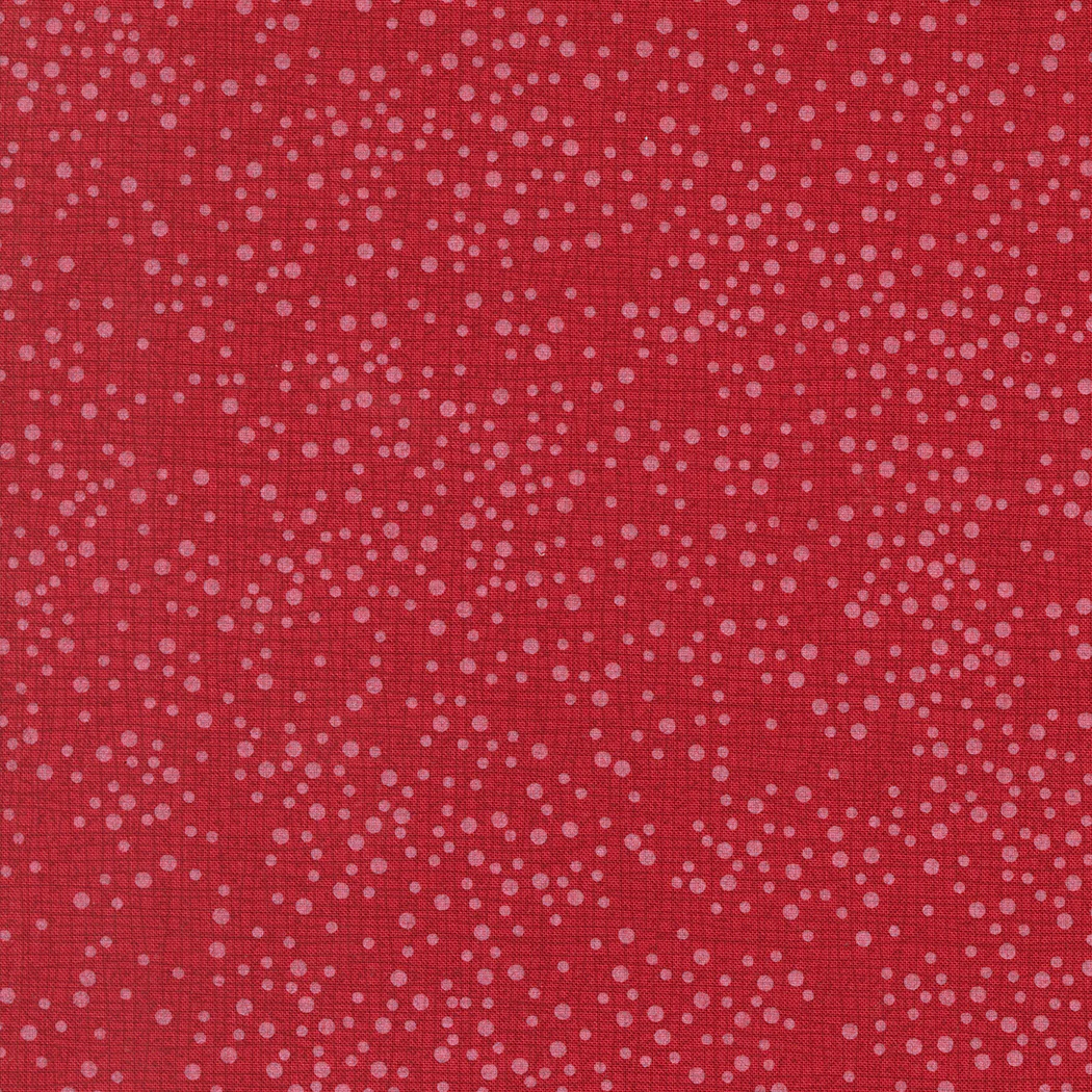Dotty Thatched - Crimson - Sold by the half yard