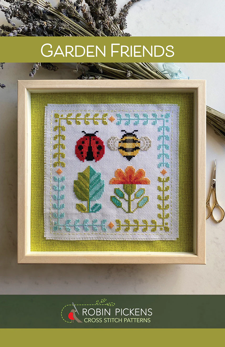Garden Friends Cross Stitch Printed Pattern - Image 3