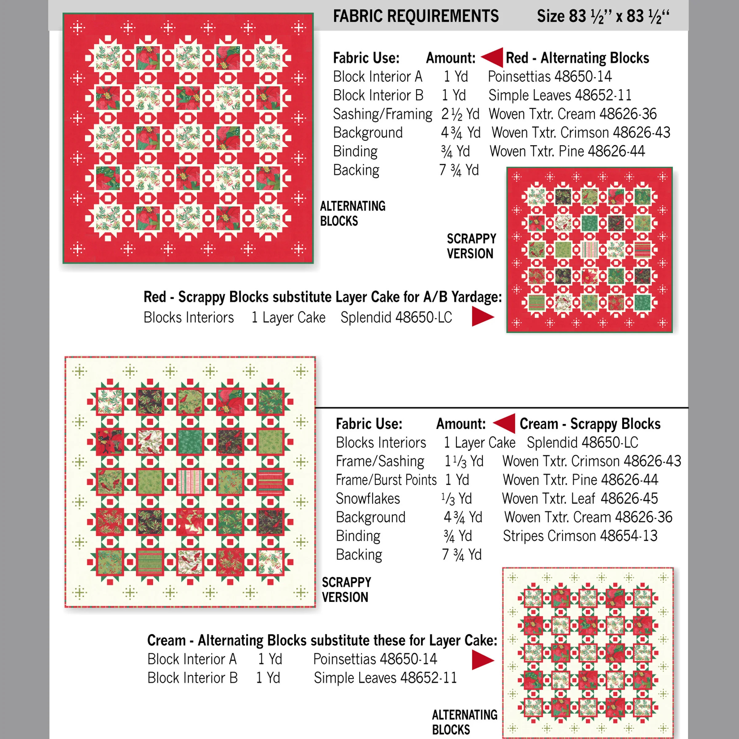 JOY AND DELIGHT Digital Pdf Quilt Pattern by Robin Pickens- layer cake friendly or yardage - Image 3