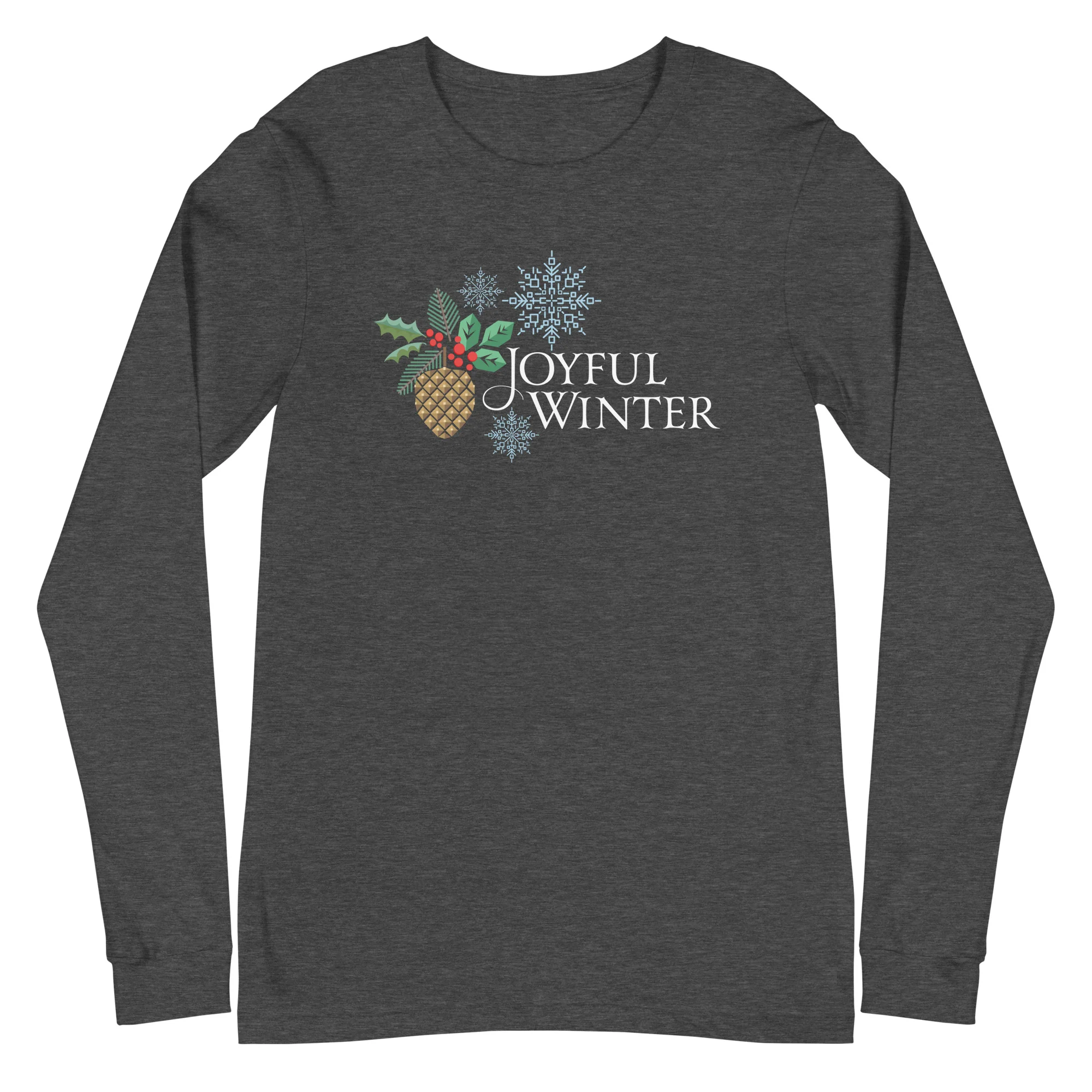 Joyful Winter Unisex Long Sleeve Tee - Image 4