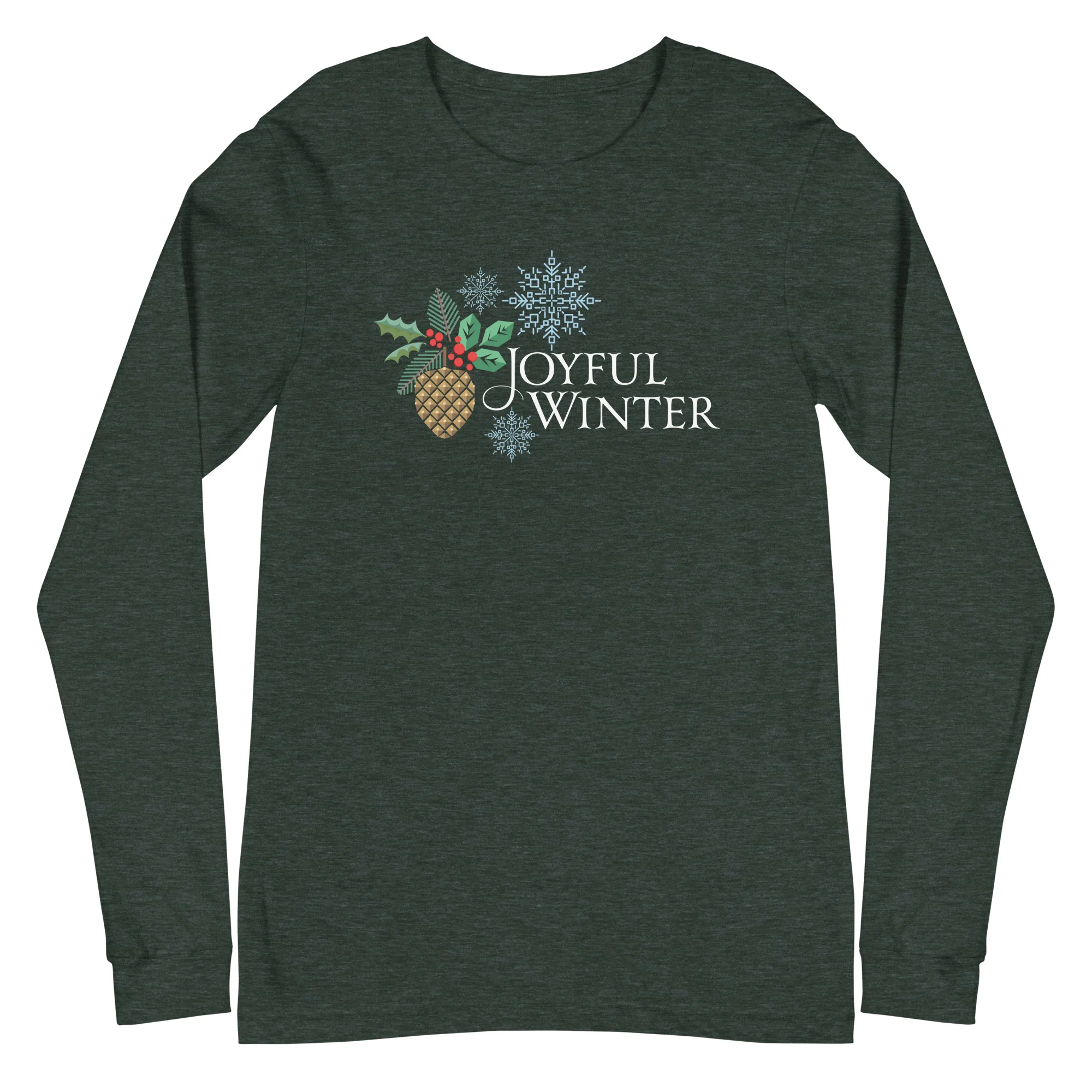 Joyful Winter Unisex Long Sleeve Tee - Image 7