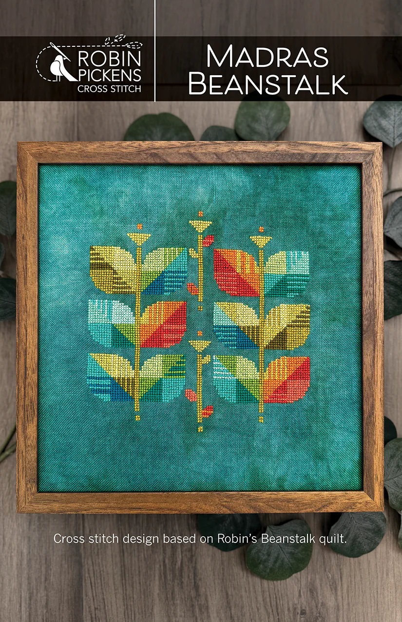 Madras Beanstalk printed pattern