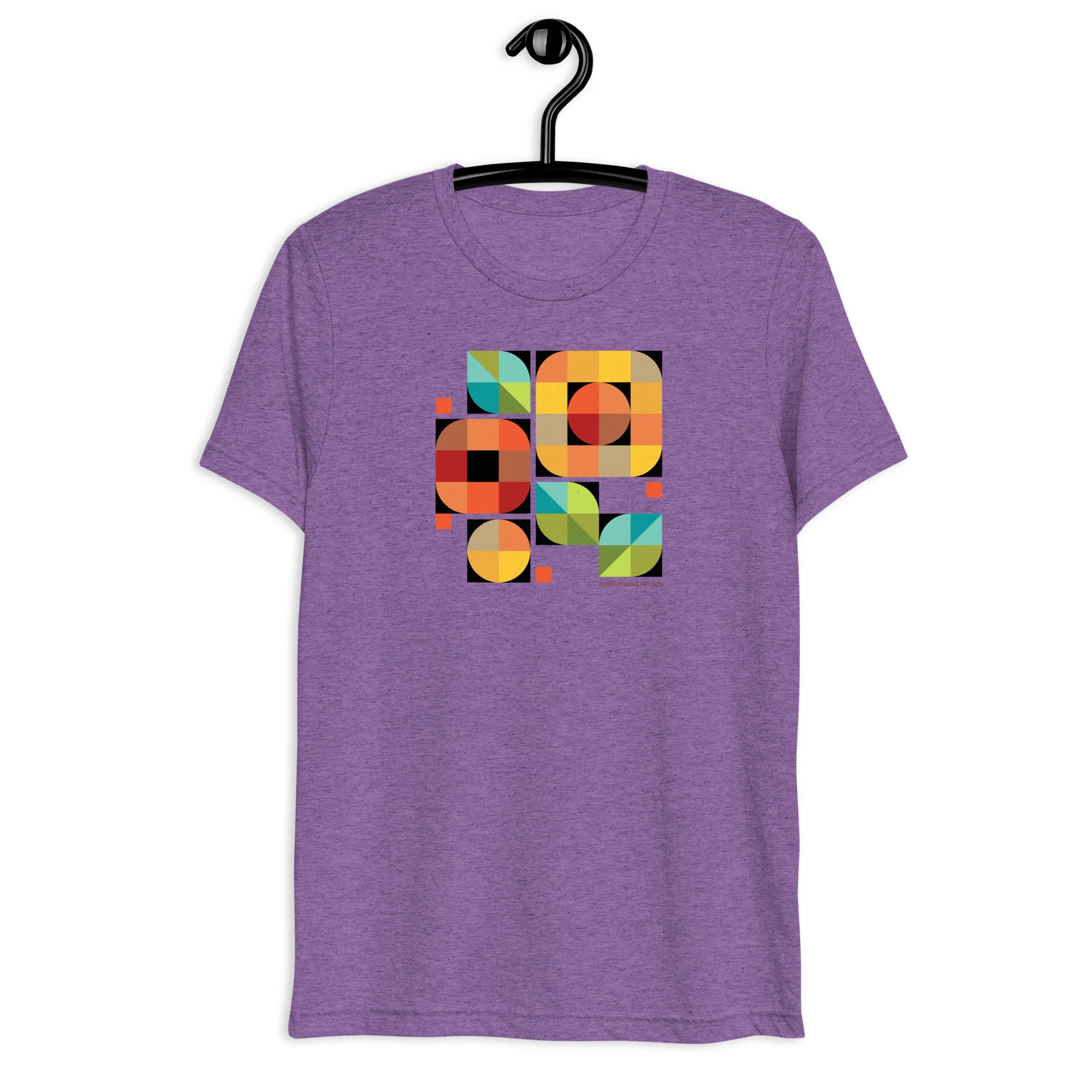 Mod Flower Box warm and earthy palette Short sleeve t-shirt - Image 6