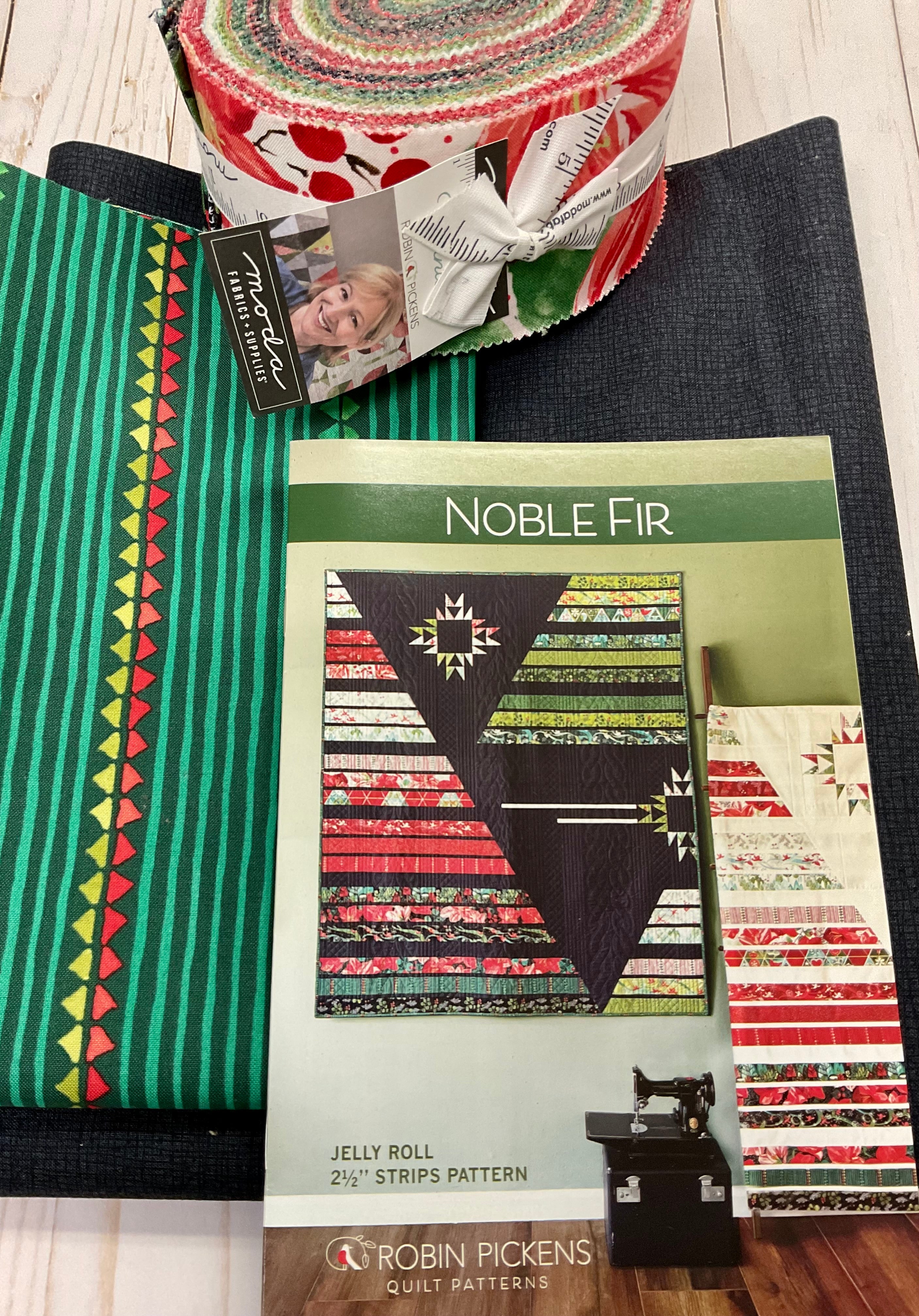 A Quilt kit of Noble Fir- Dark - Image 2