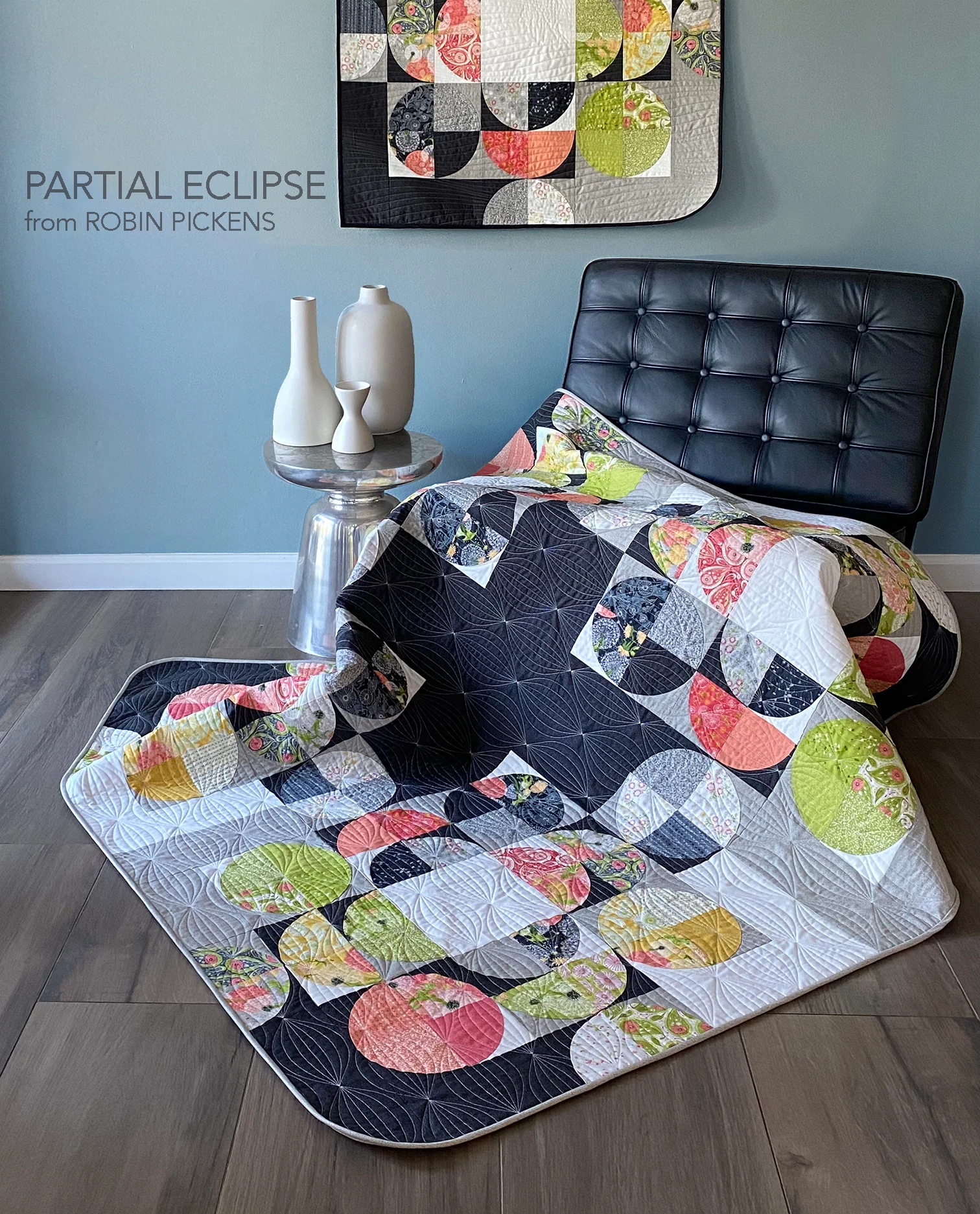 Partial Eclipse (digital pdf) quilt pattern with paper template - Image 3