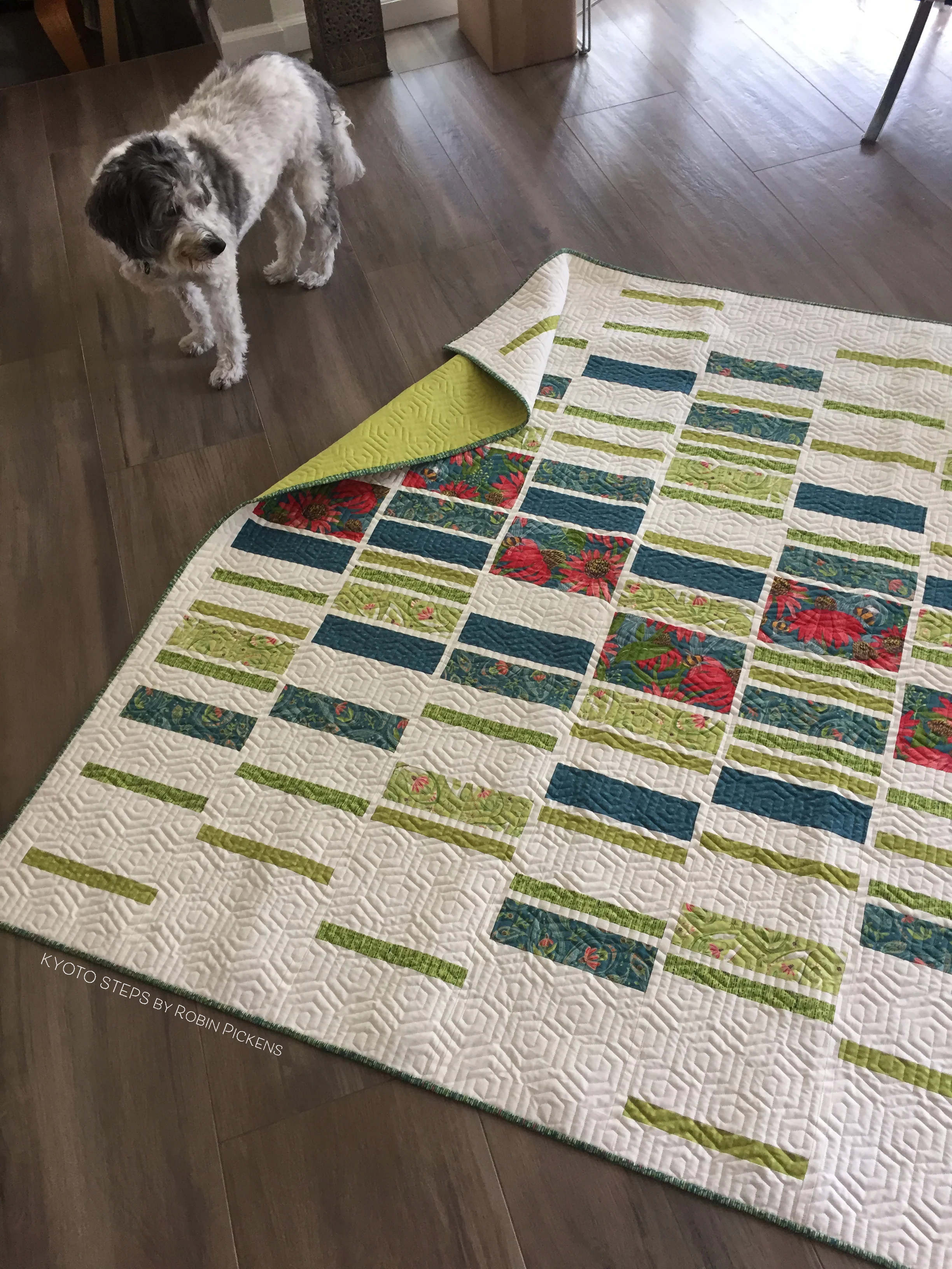 KYOTO STEPS Digital PDF Quilt Pattern by Robin Pickens/ lap, twin, queen quilt easy quick quilt - Image 6