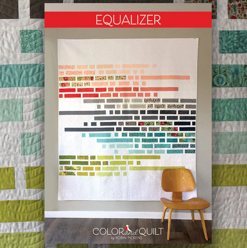 Equalizer (printed booklet) Quilt Pattern by Robin Pickens, Double or Full Size - Image 5