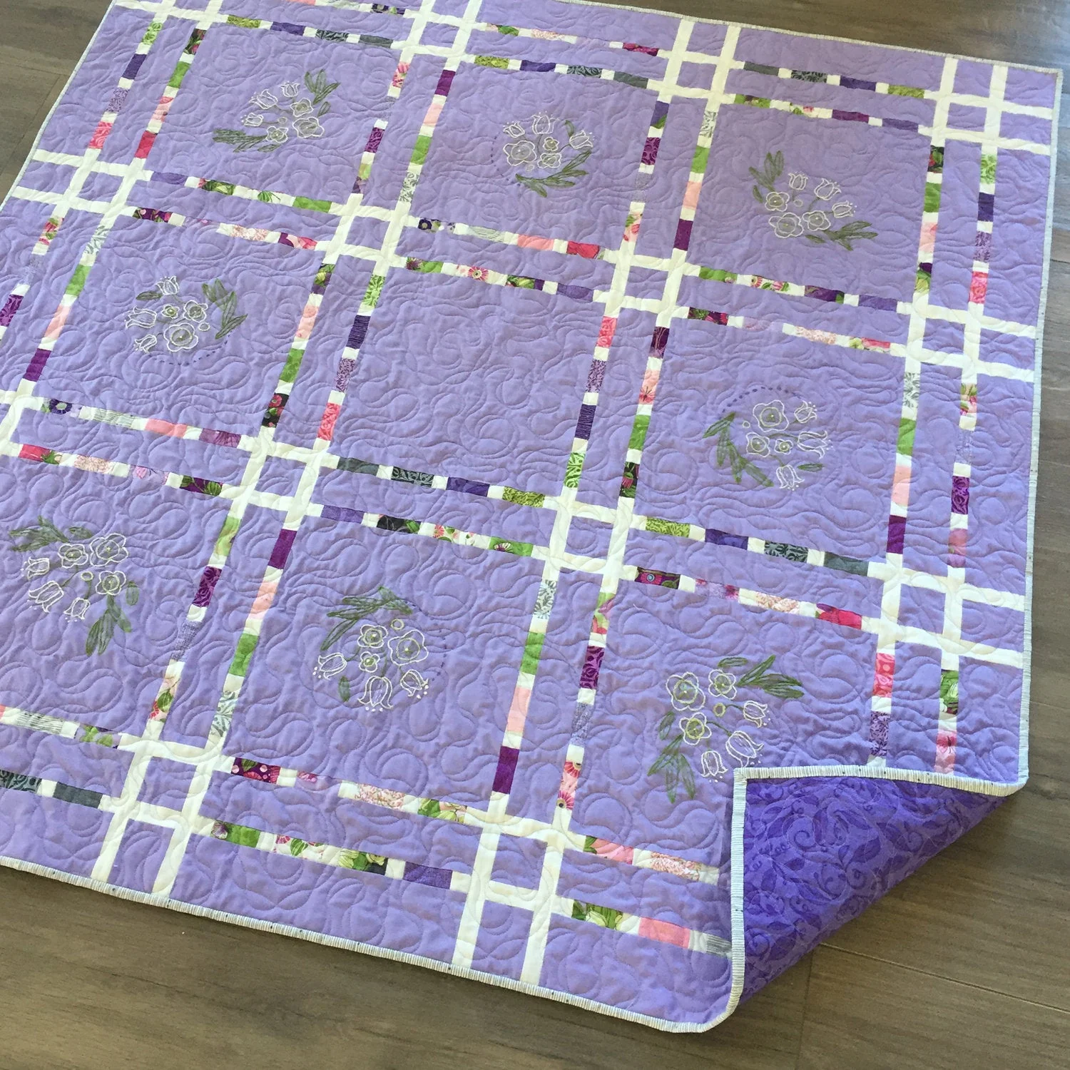 DASHINGLY DIVIDED Quilt Pattern (printed booklet) w/ Embroidery page by Robin Pickens / Charm Pack, Mini Charm, precut - Image 5