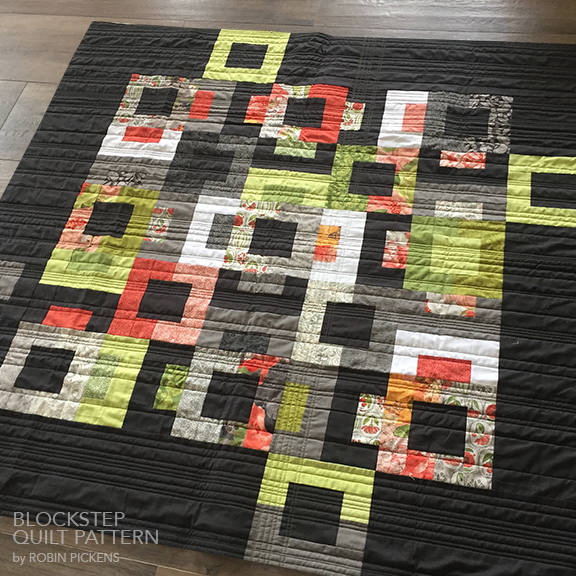 BLOCKSTEP Quilt Pattern (printed booklet) by Robin Pickens Queen, Twin, Wall sizes - Image 9