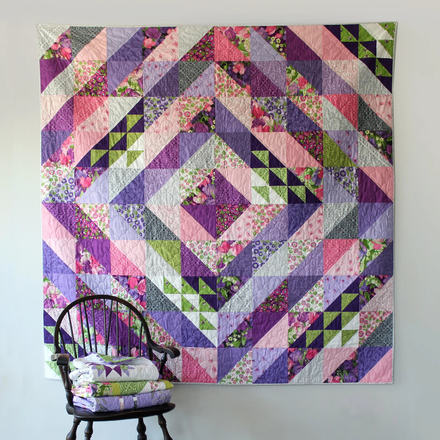 FACETED Quilt Pattern (printed booklet) by Robin Pickens / Fat Quarter Friendly - Image 4