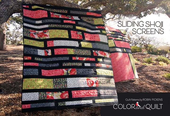 SLIDING SHOJI SCREENS Printed Quilt Pattern (Updated 2023) by Robin Pickens - Image 4