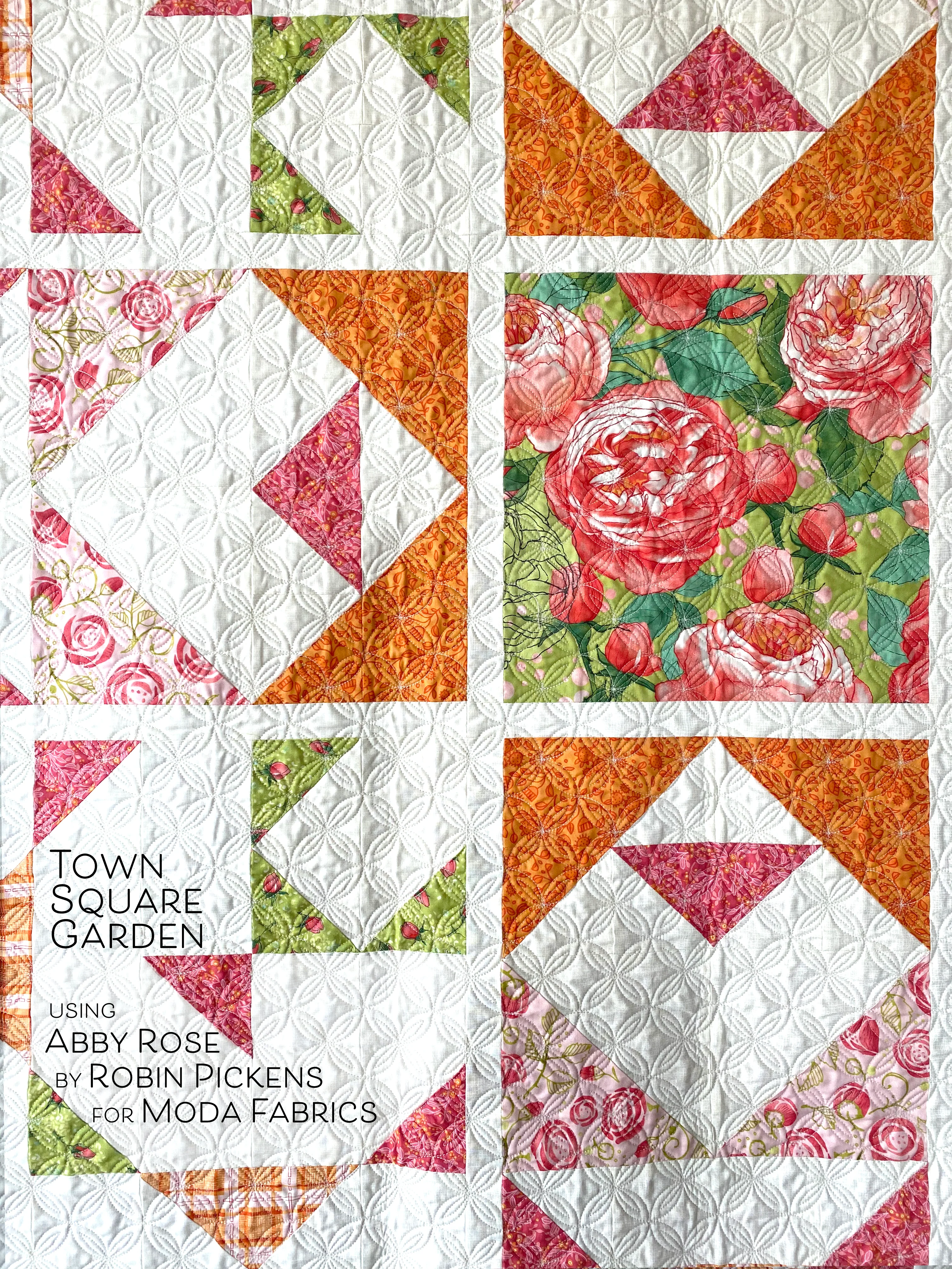 TOWN SQUARE GARDEN Quilt Pattern (printed booklet) by Robin Pickens - Image 5