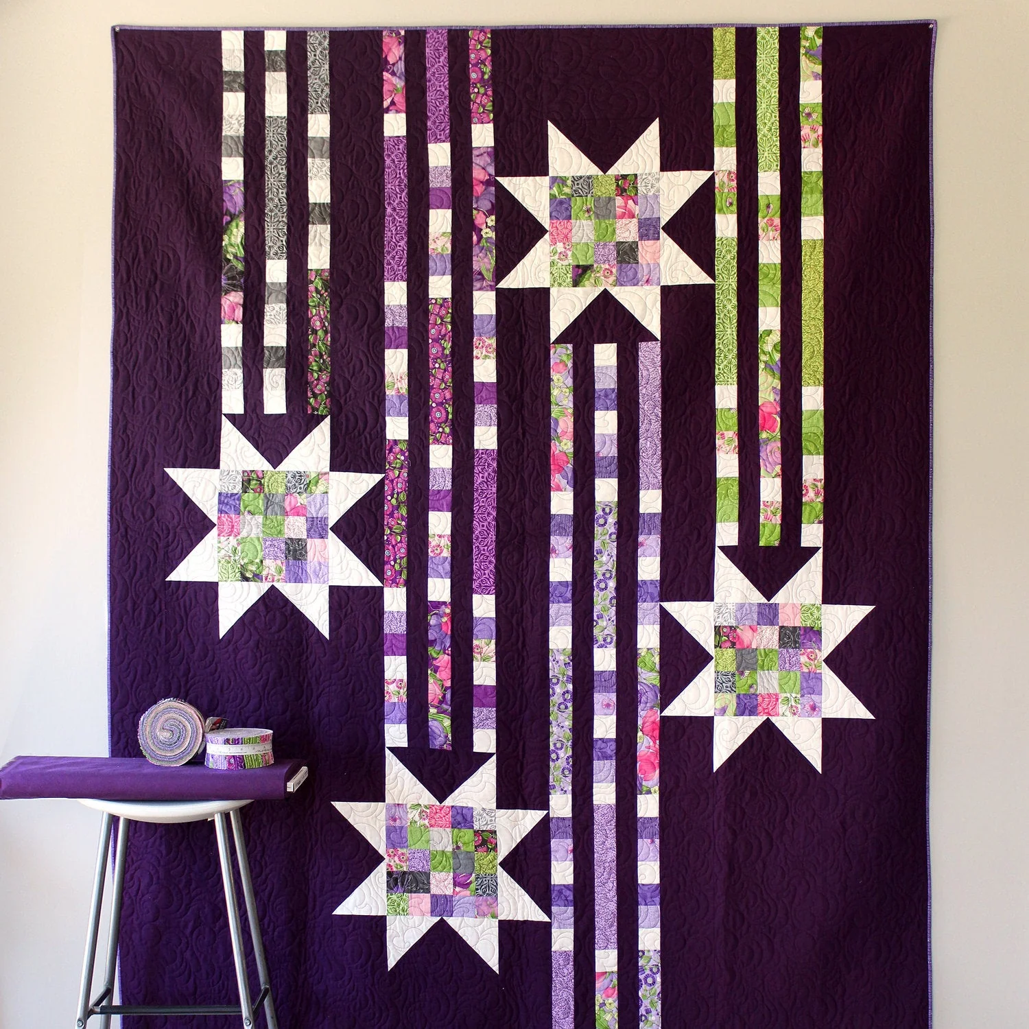 SHOWERING STARS (printed booklet) Quilt Pattern by Robin Pickens - Image 6