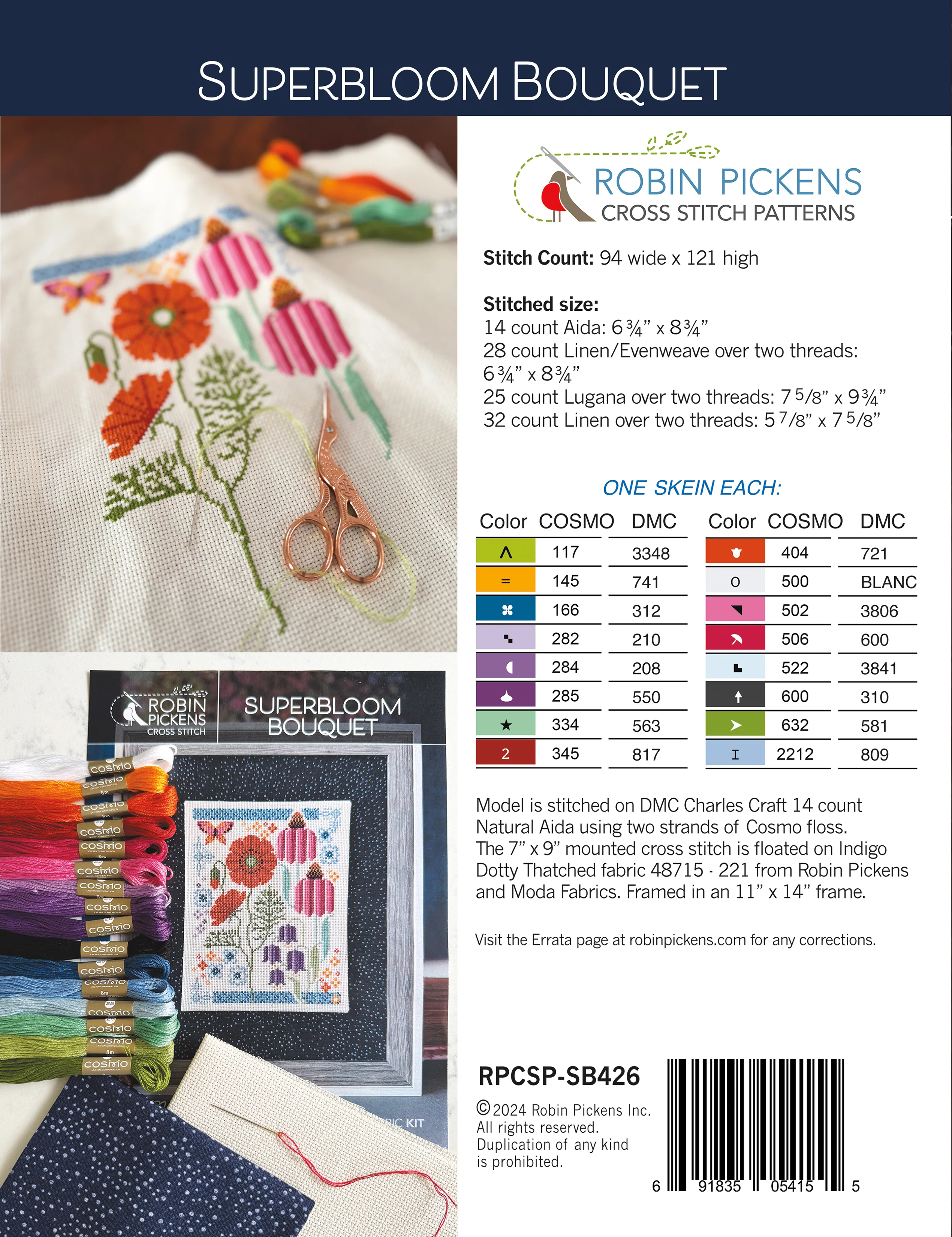Superbloom Bouquet, printed pattern - Image 2