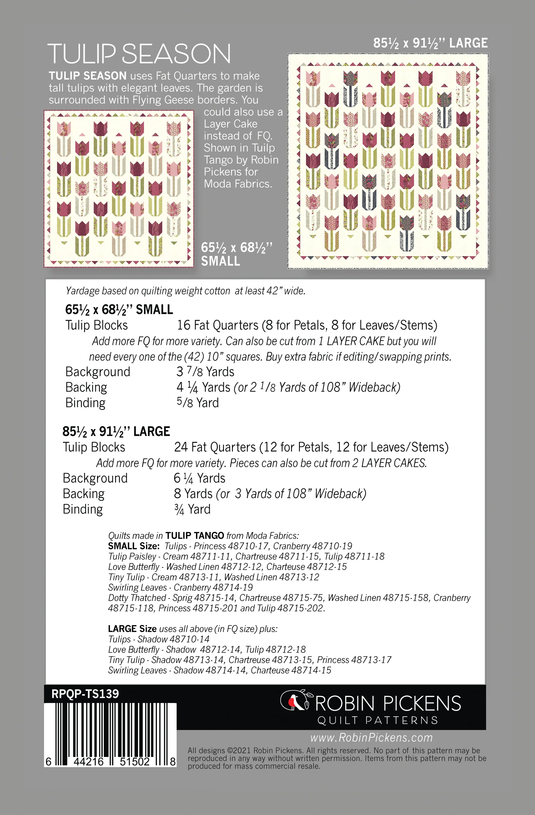 TULIP SEASON digital PDF for download, Robin Pickens, - Image 3