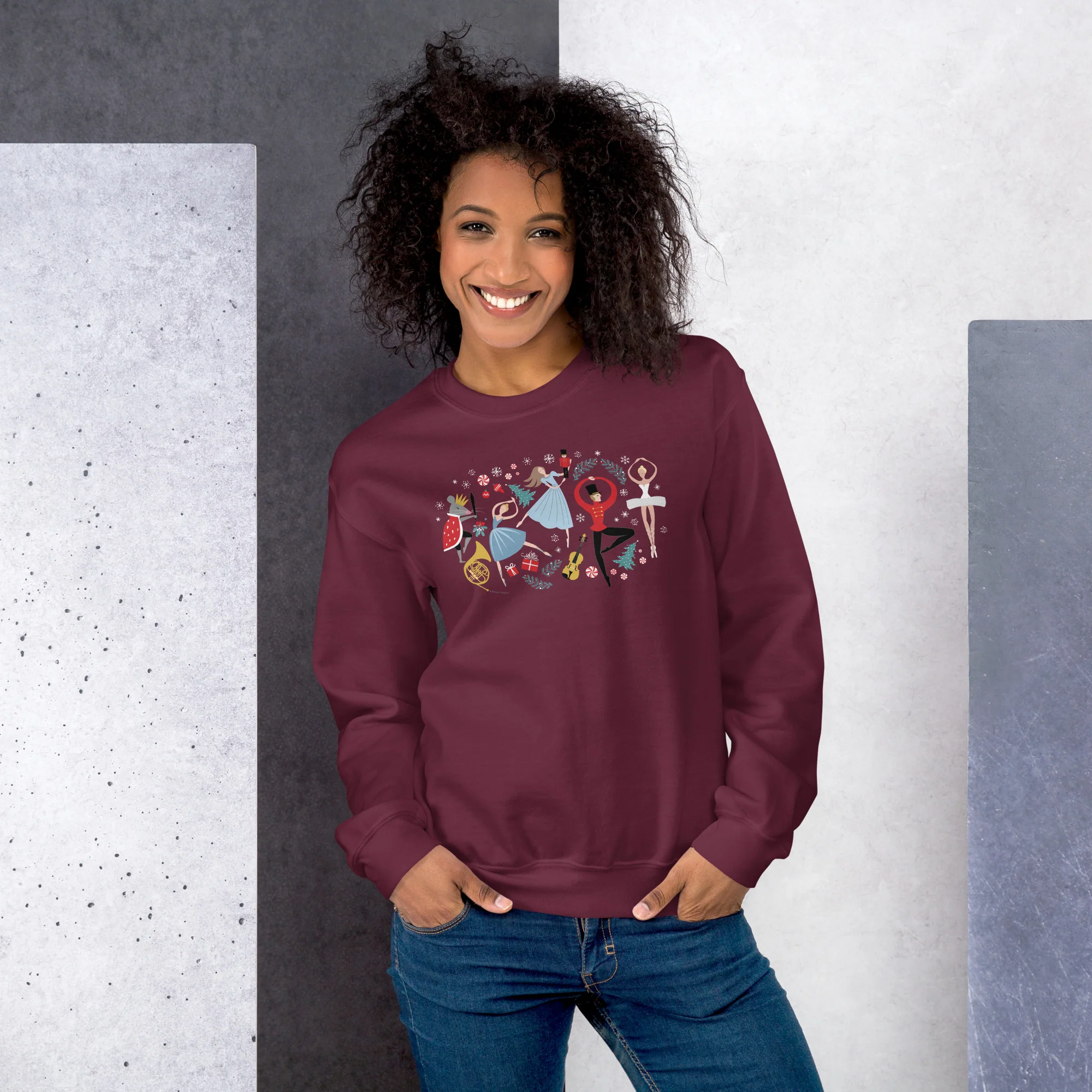 Clara's Nutcracker Ballet Unisex Sweatshirt - Image 4
