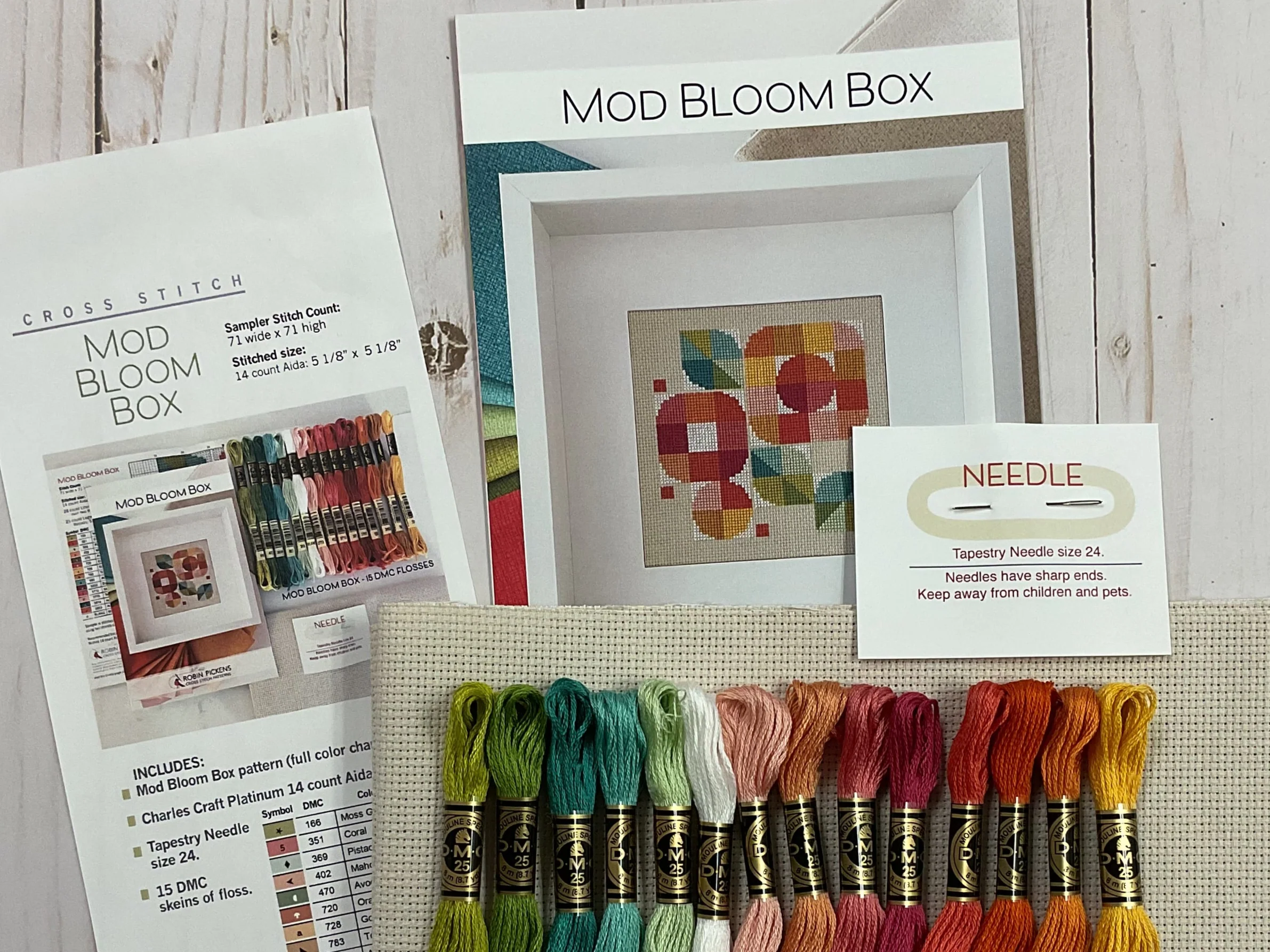 MOD BLOOM BOX Cross Stitch Kit