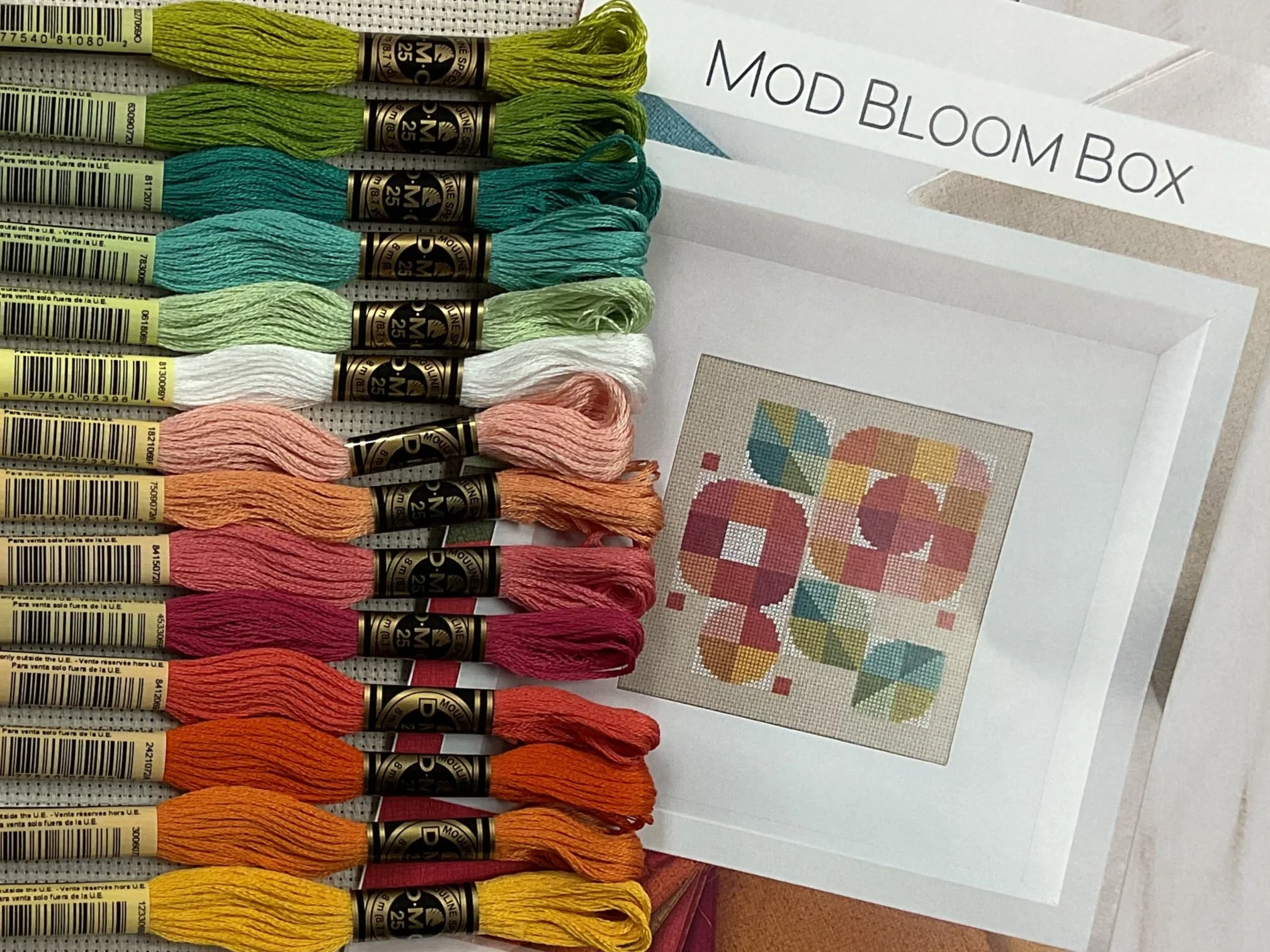 MOD BLOOM BOX Cross Stitch Kit - Image 2